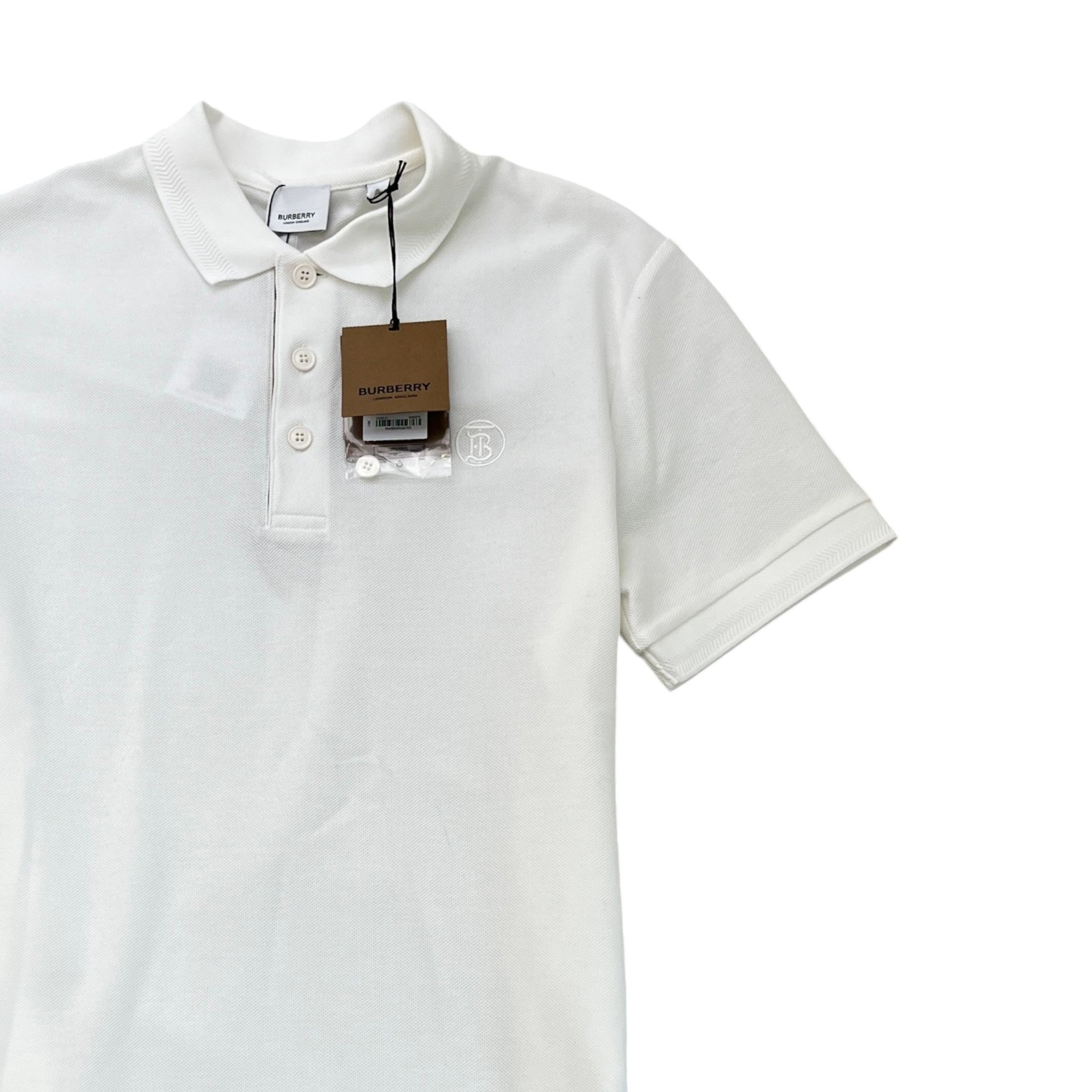 Men's Eddie Polo Shirt White Size M