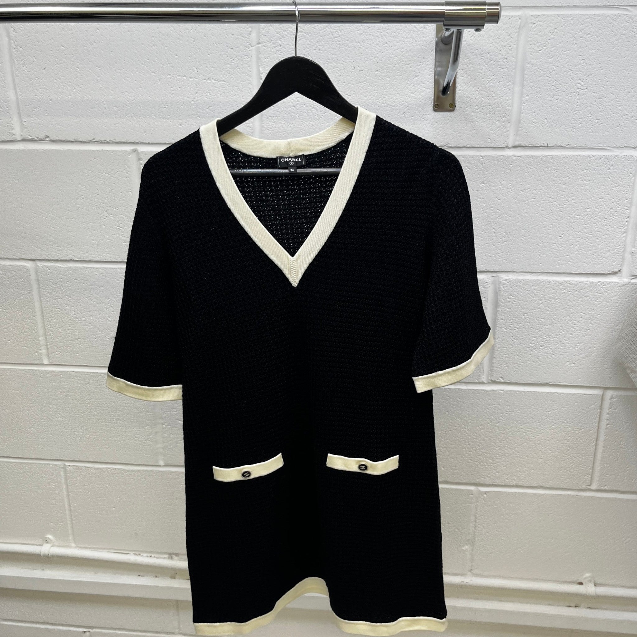 Women's 2024 Shift Dress Top Black Size M