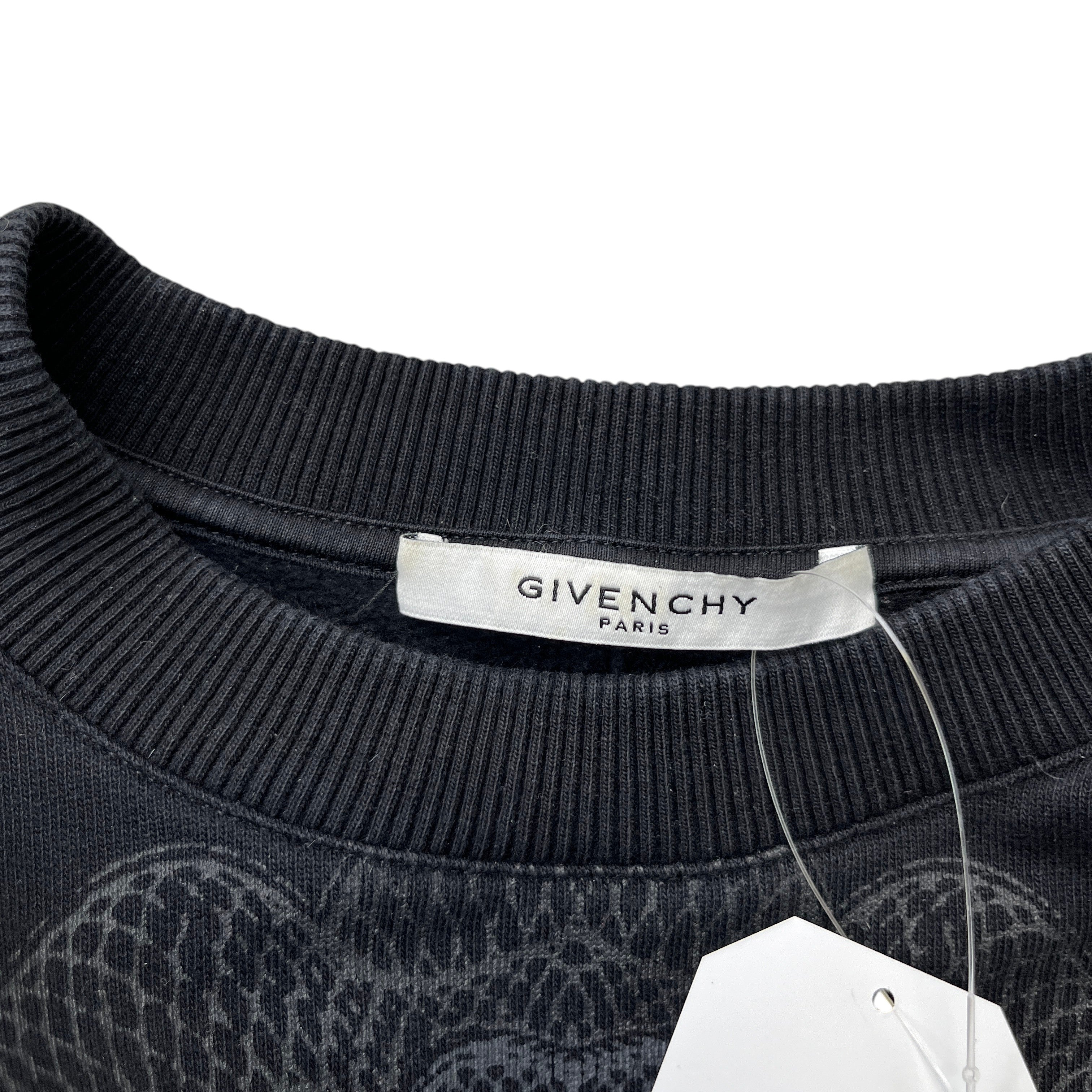 Men's Riccardo Tisci Ss 2017 1000 Bill Dormio Sweatshirt Black Size M