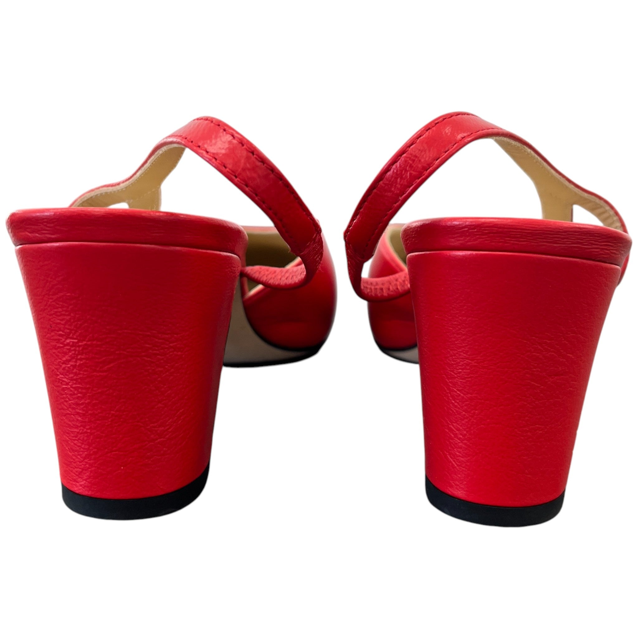 Women's Slingback Heels Red Size EU 36 / UK 3