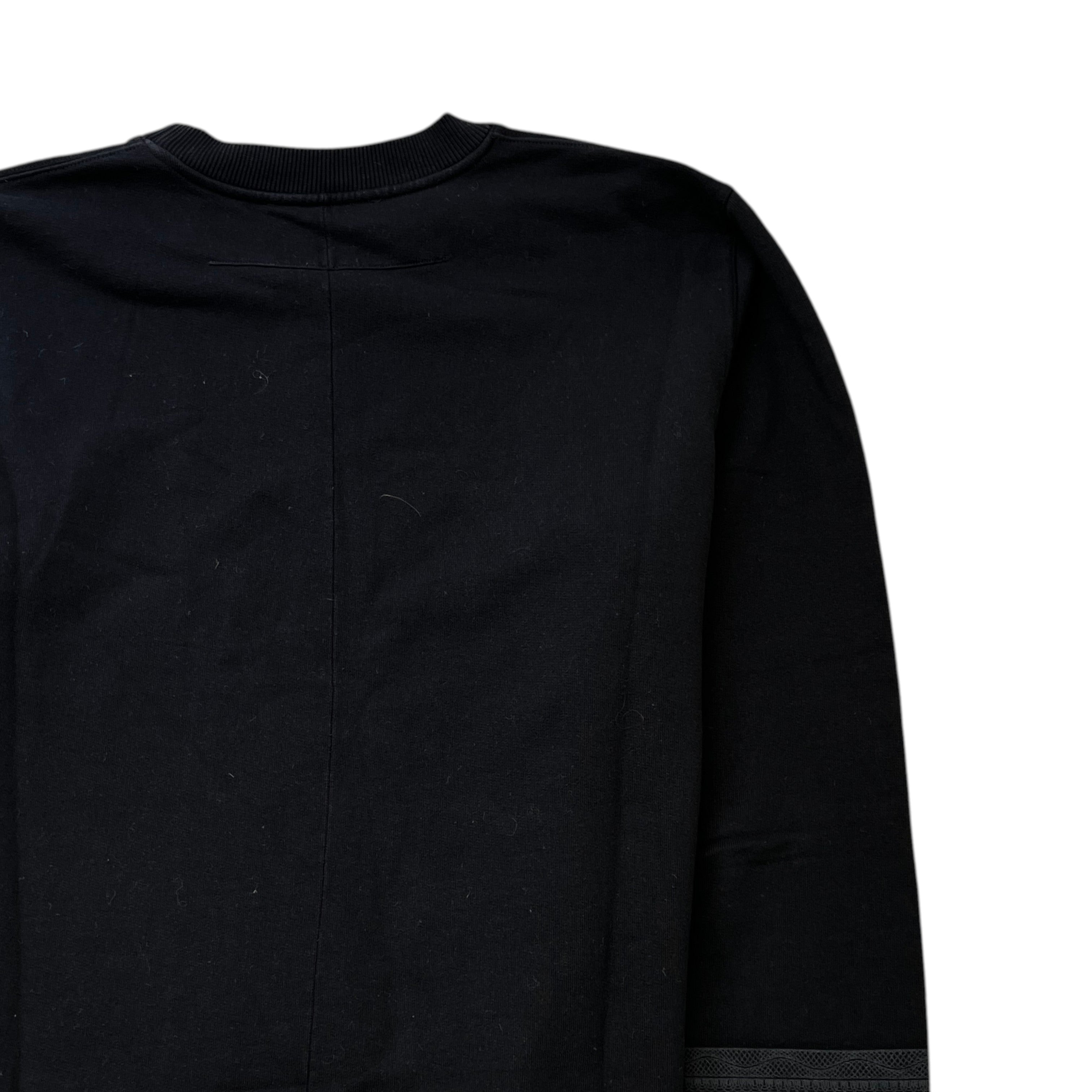Men's Riccardo Tisci Ss 2017 1000 Bill Dormio Sweatshirt Black Size M