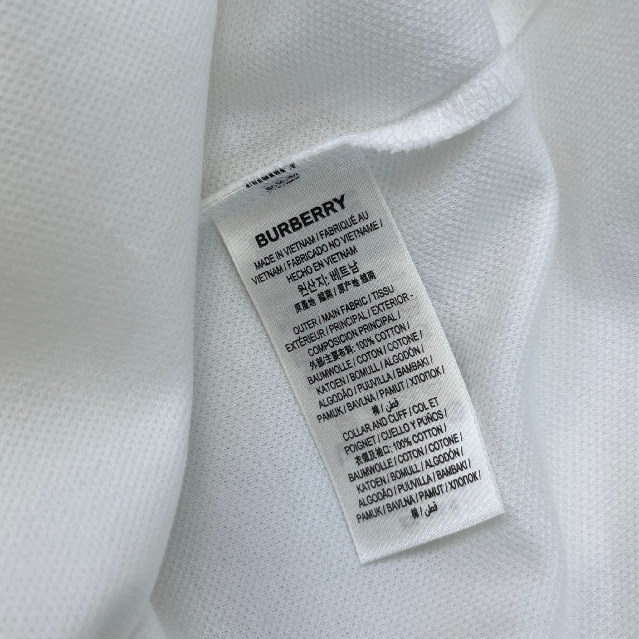 Men's Eddie Polo Shirt White Size M