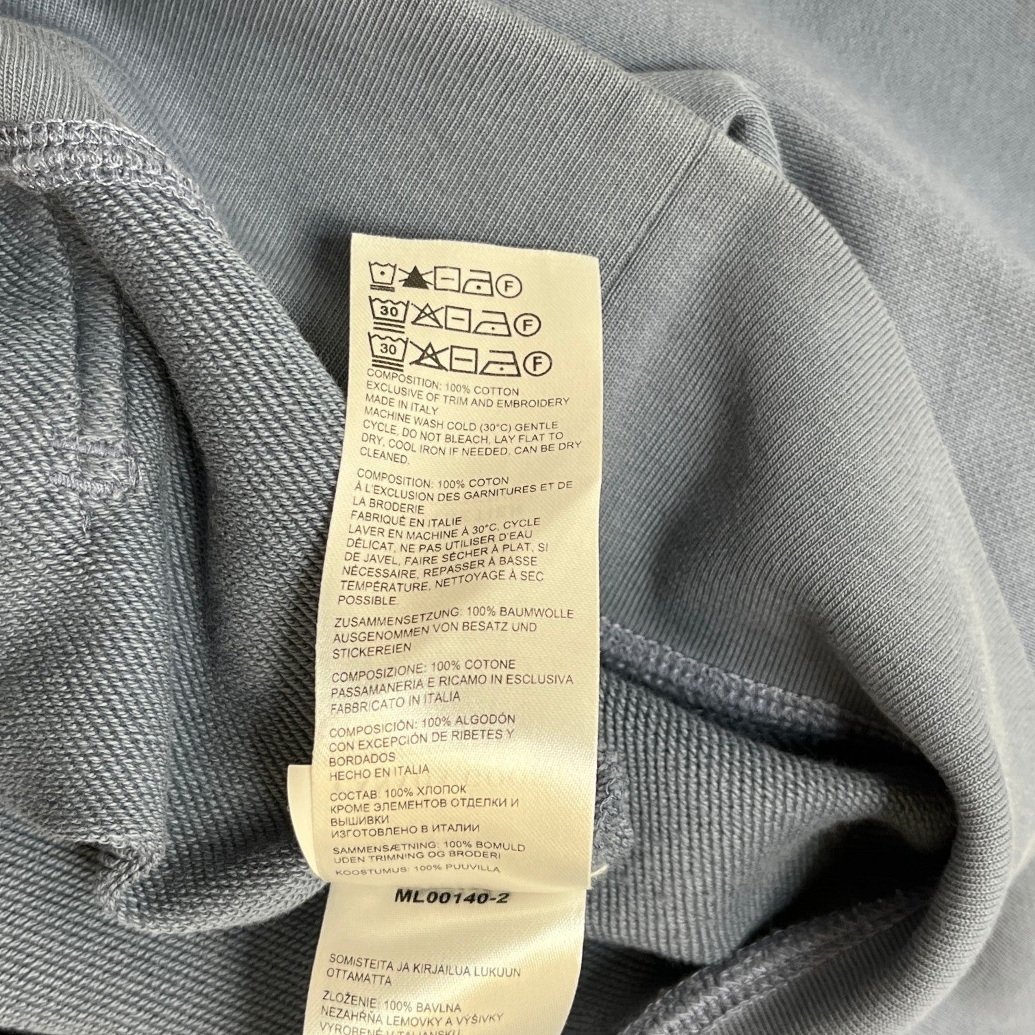 Men's Huron Hoodie Blue Size L