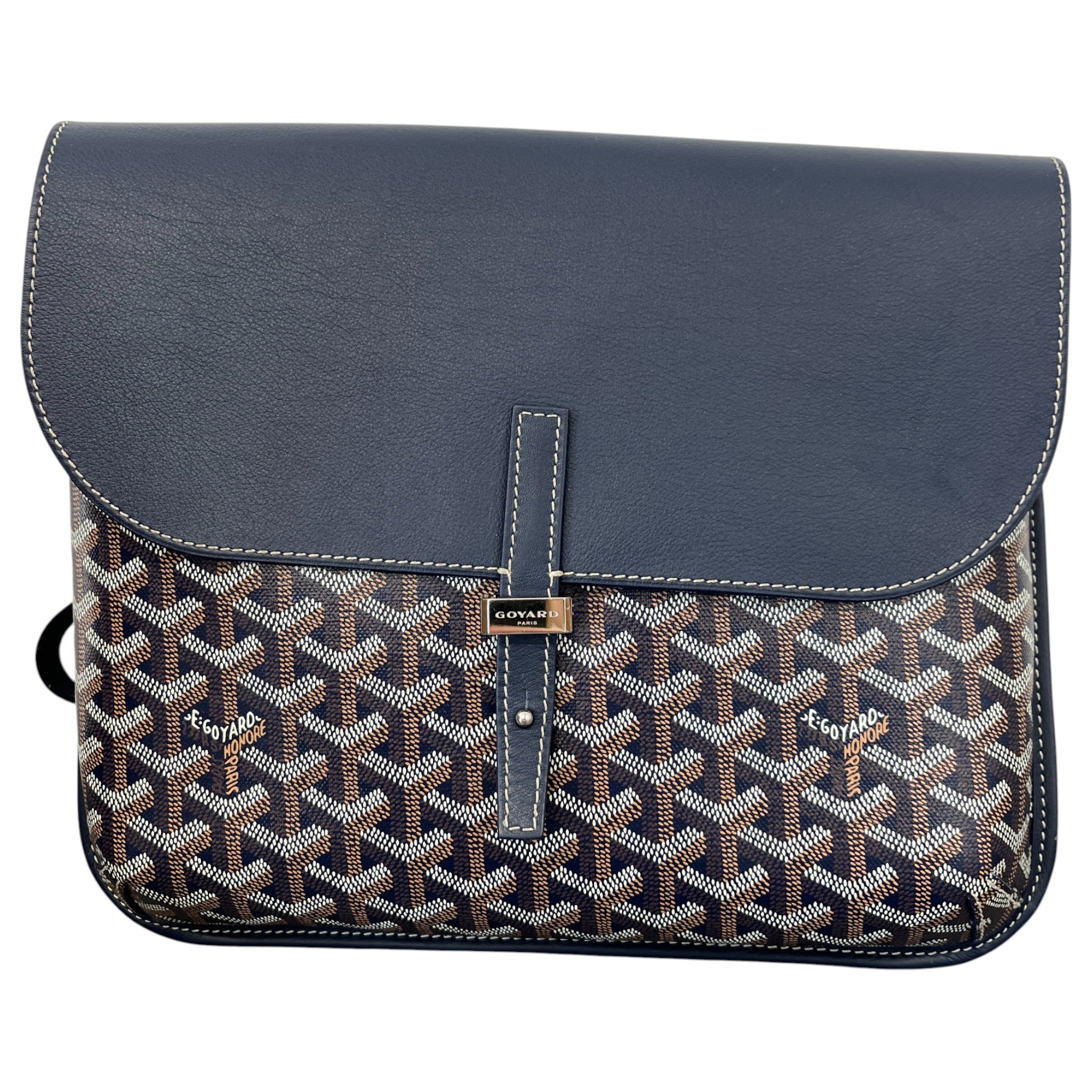 Men's Coursier Messenger Bag Navy