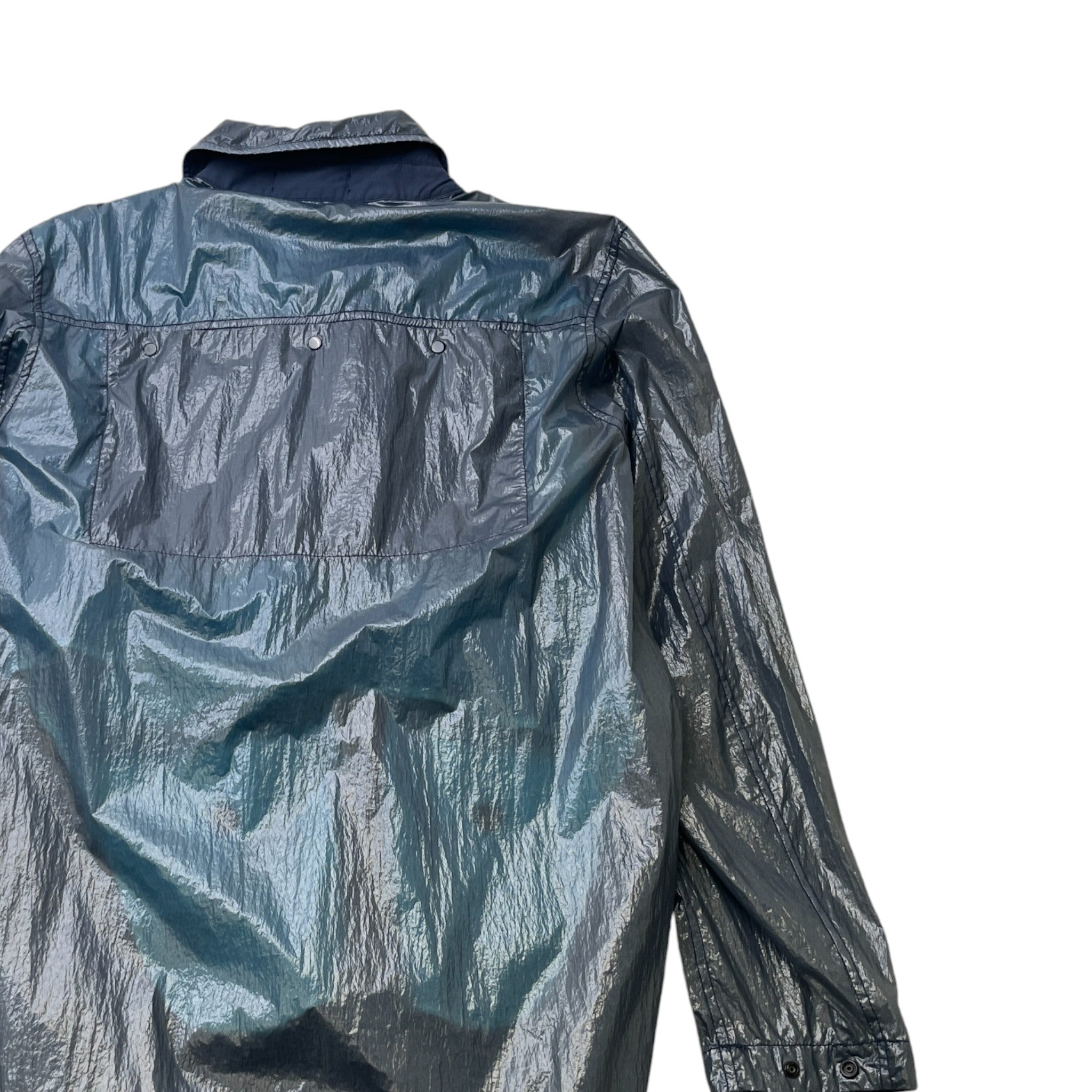 Men's Lucido-Tc Packable Trench Jacket Blue Size M