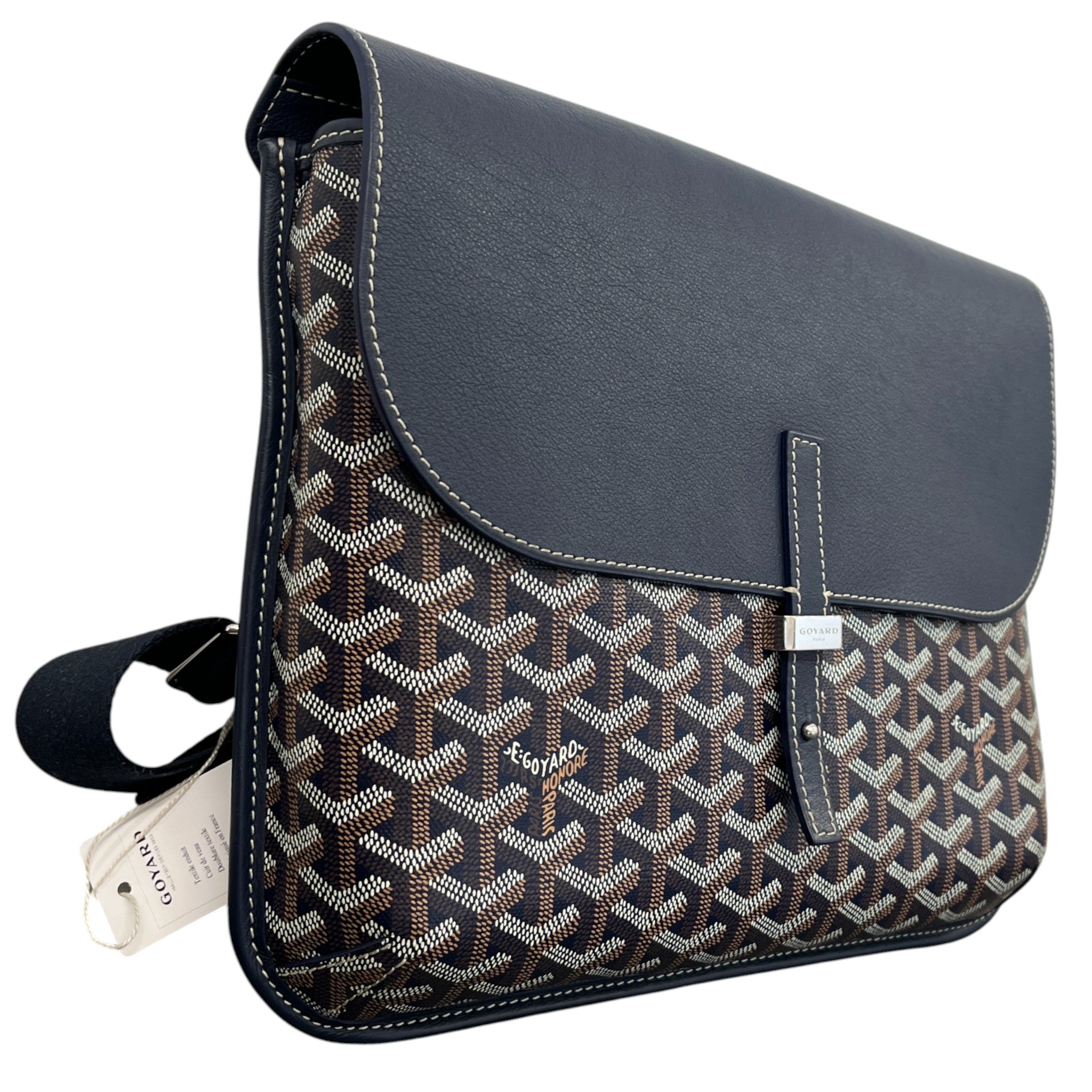 Men's Coursier Messenger Bag Navy