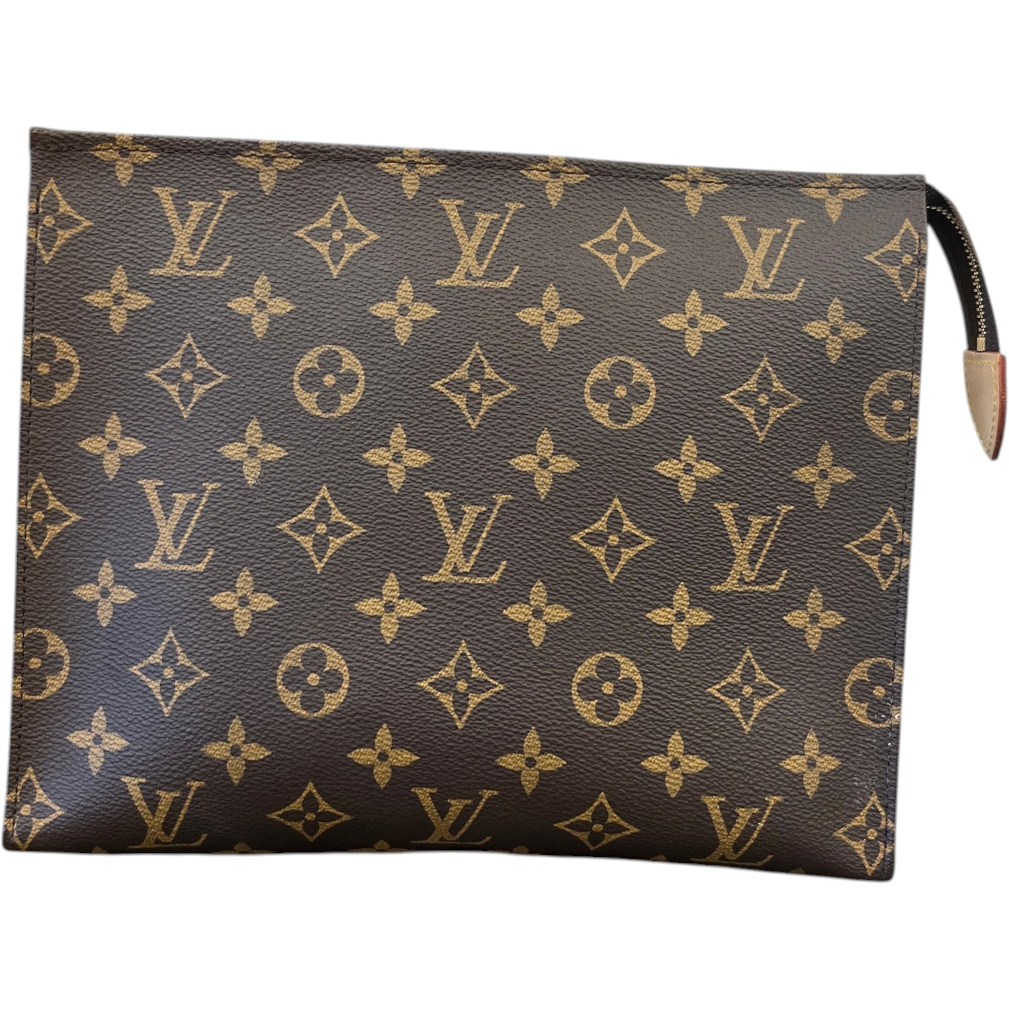 Women's Monogram Poche Toilette 26 Pouch Brown