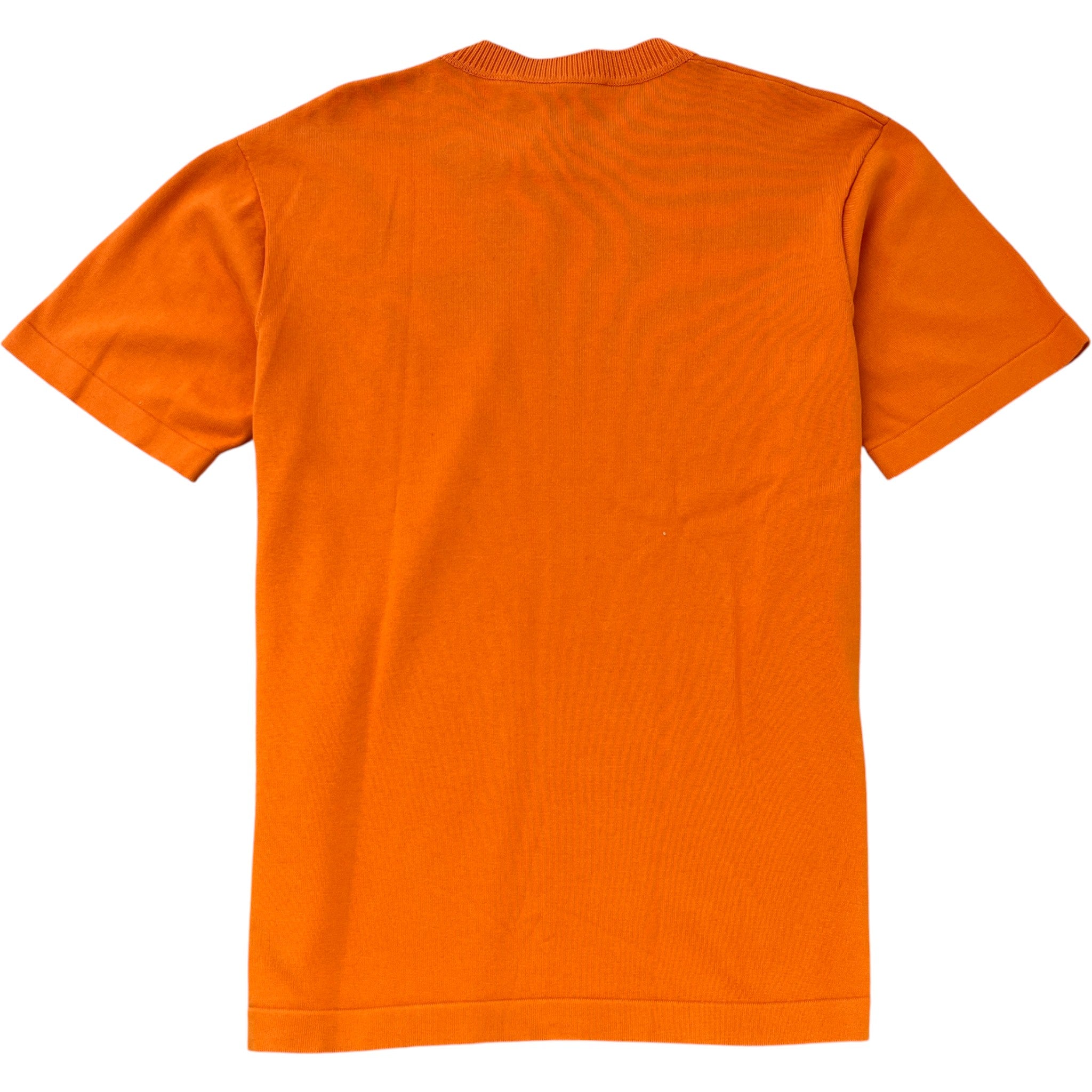 Men's Embroidered Signature T-Shirt Orange Size XL