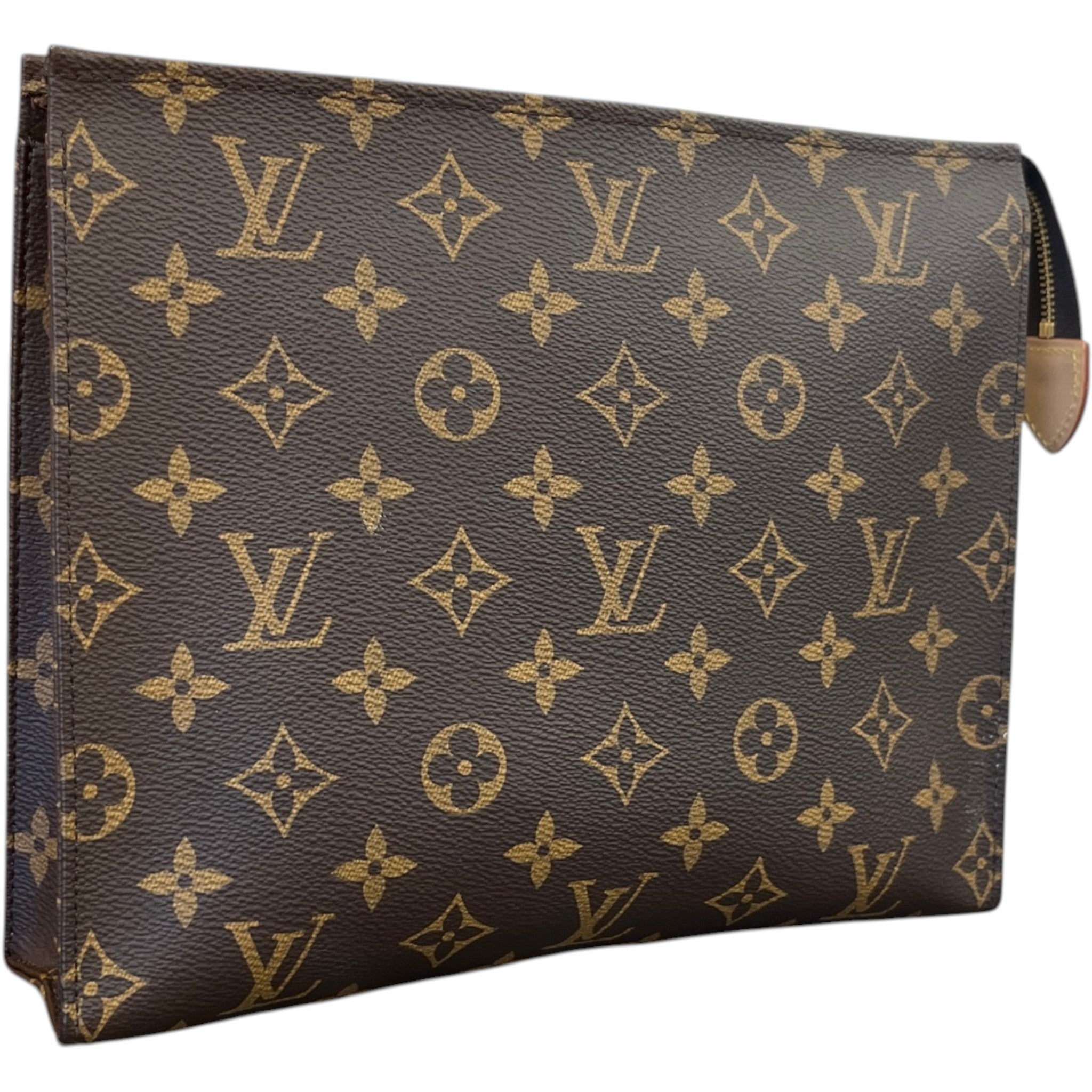 Women's Monogram Poche Toilette 26 Pouch Brown