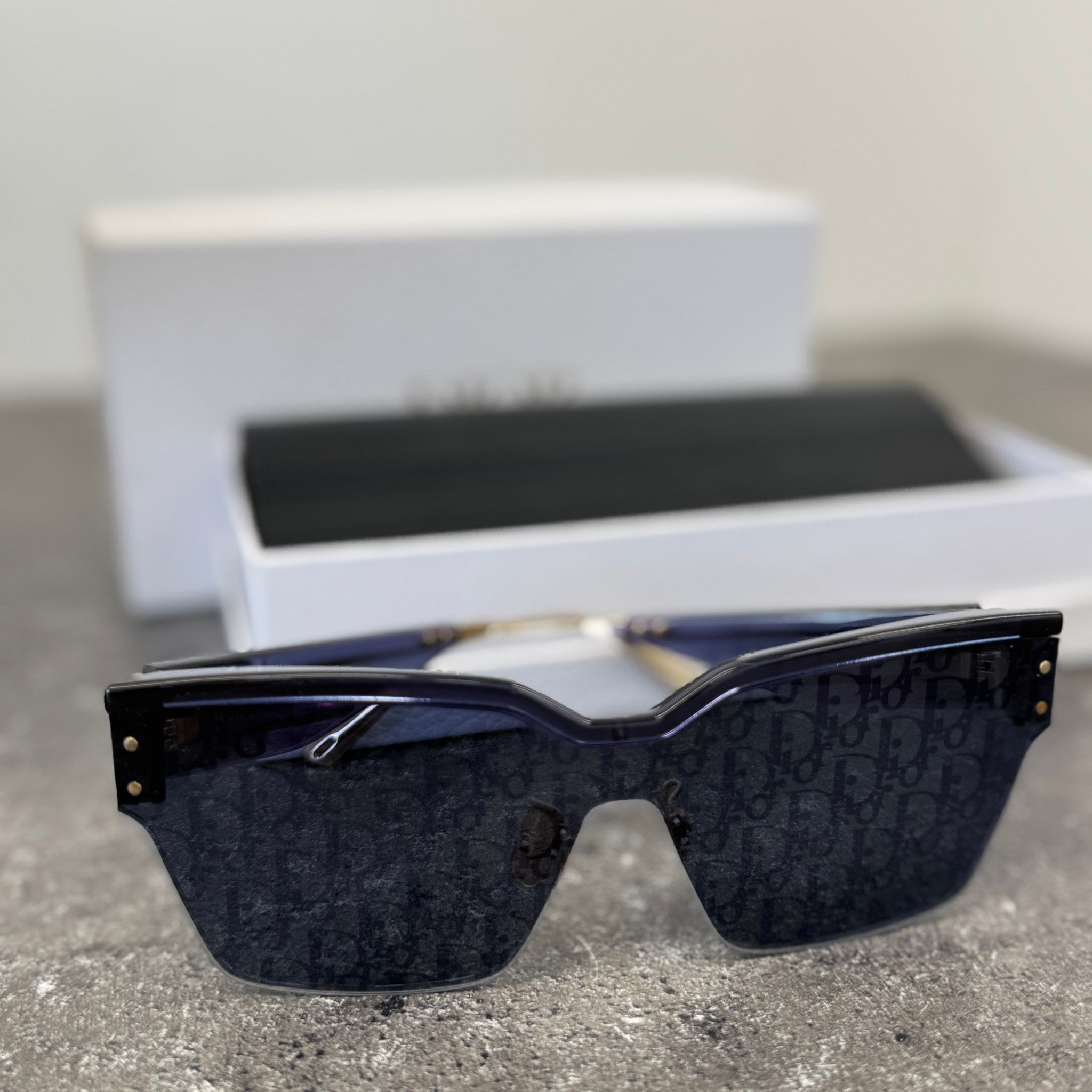 Women's Diorclub M4U Sunglasses Navy