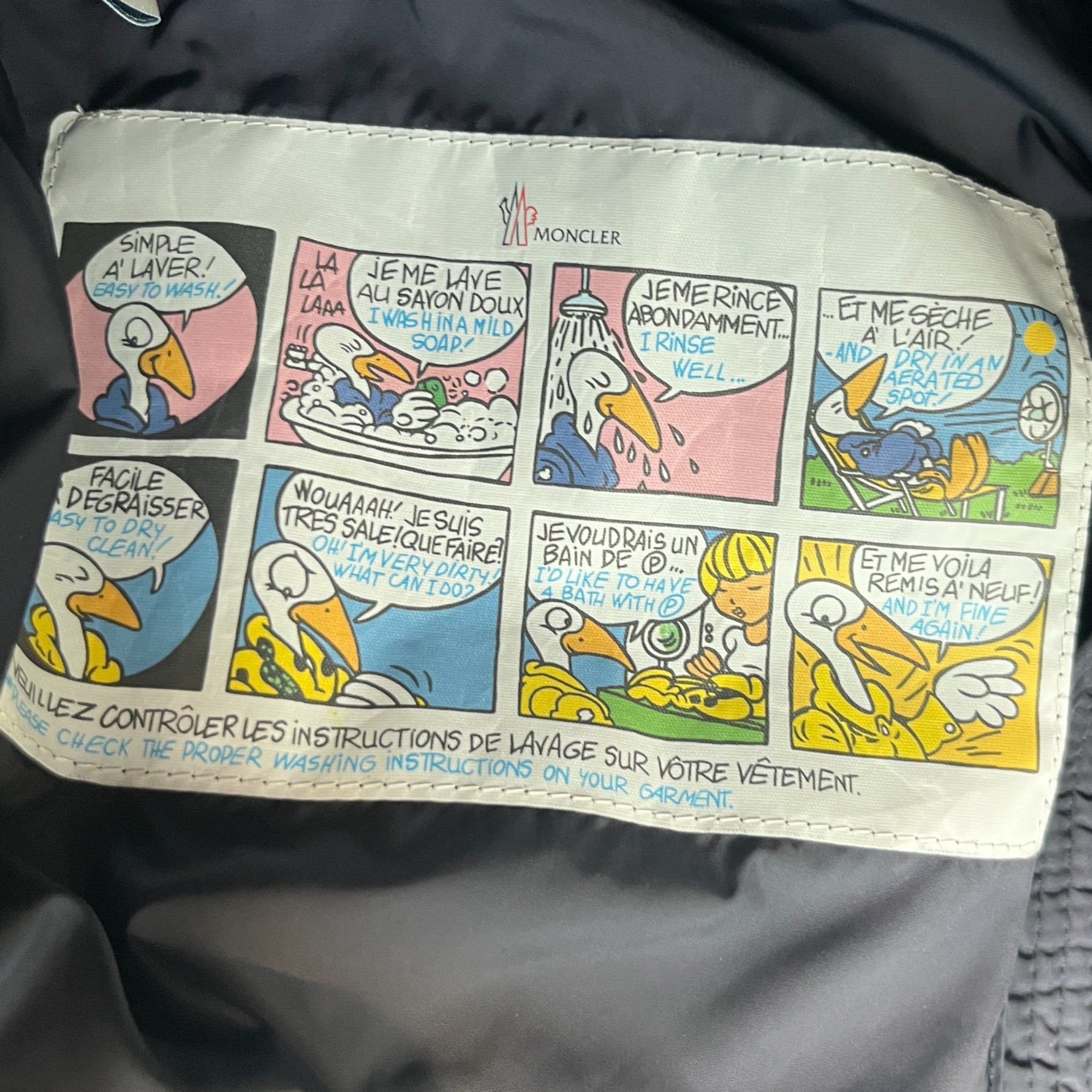 Men's Servieres Down Jacket Navy Size 0/XS