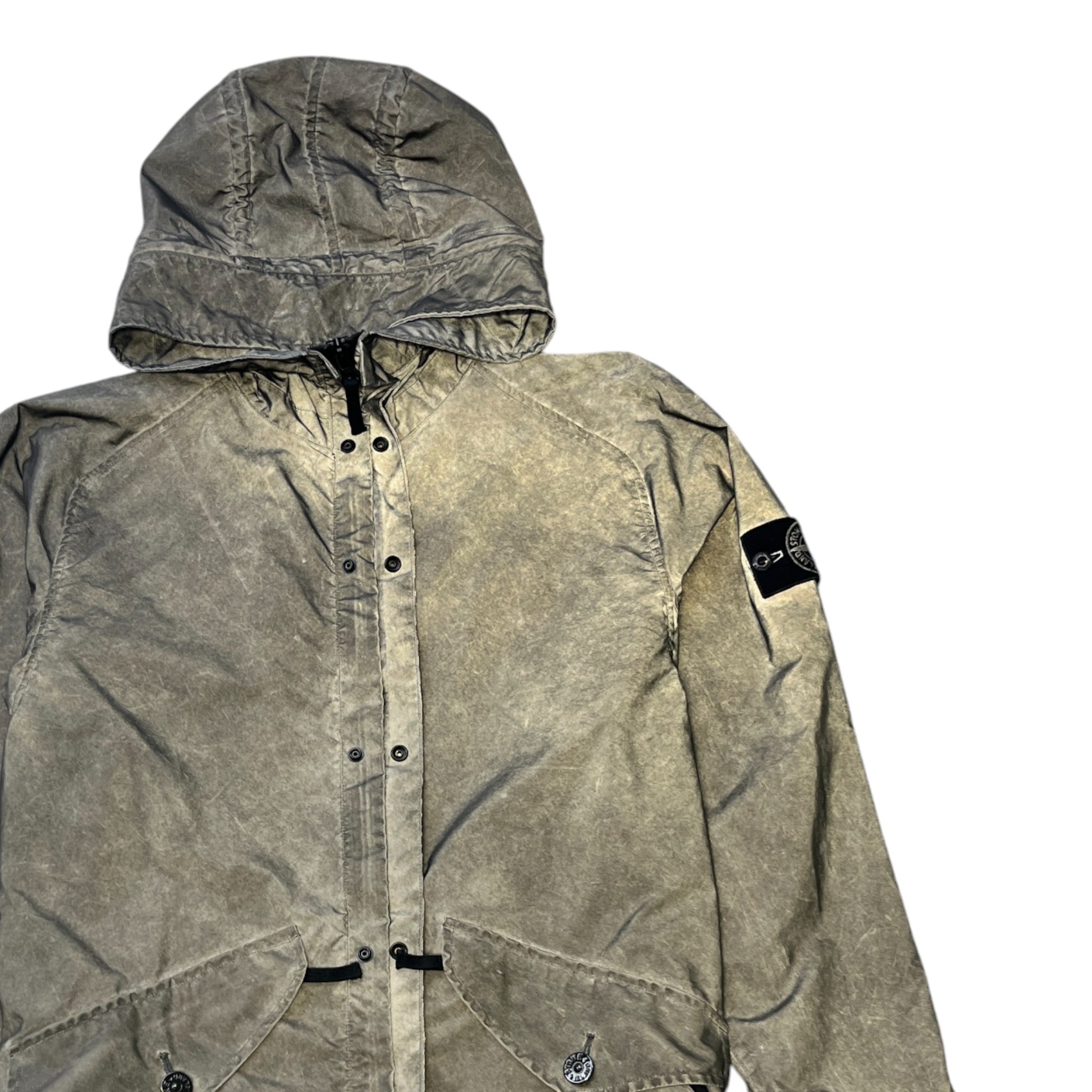 Men's Plated Reflective Jacket Grey Size S