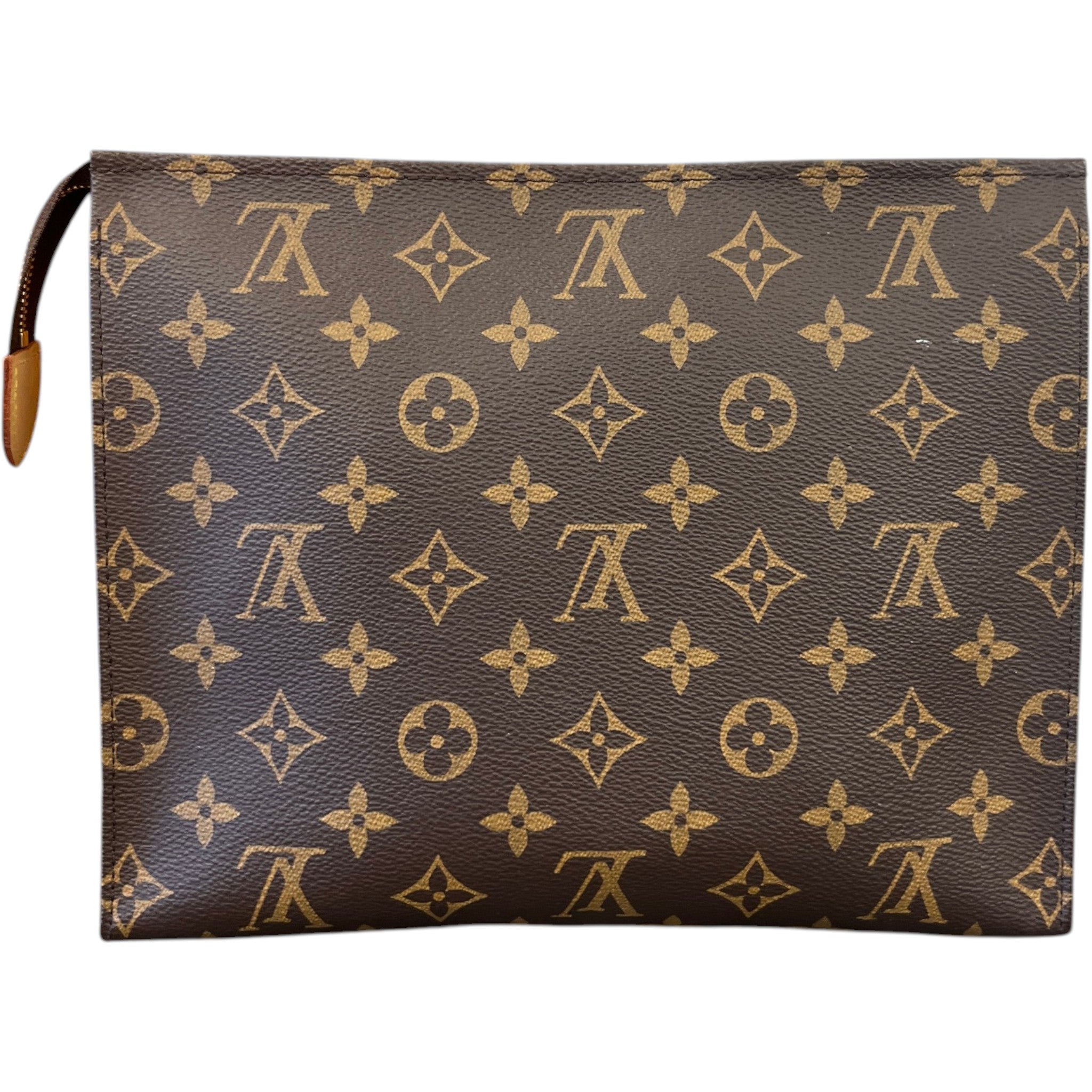Women's Monogram Poche Toilette 26 Pouch Brown
