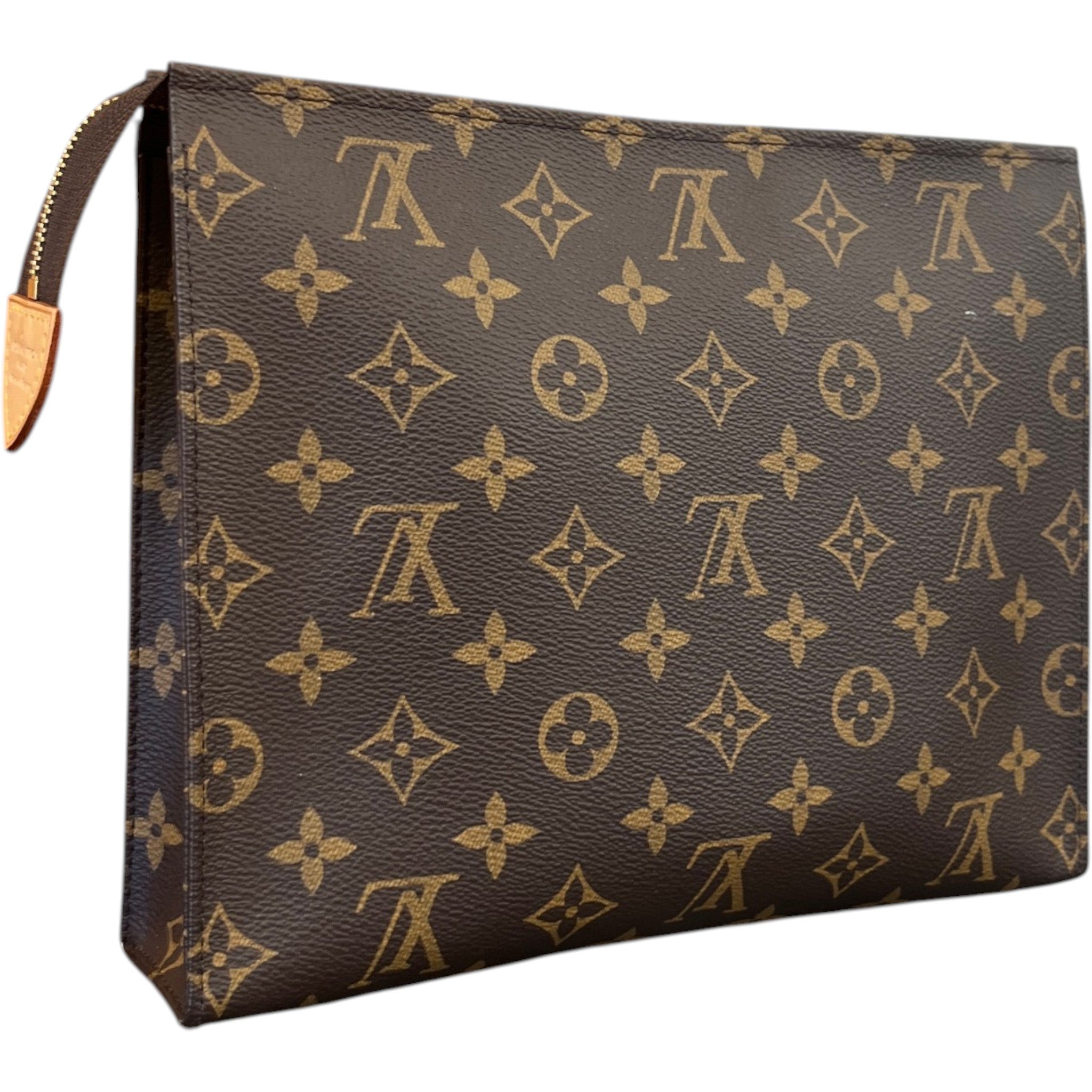 Women's Monogram Poche Toilette 26 Pouch Brown