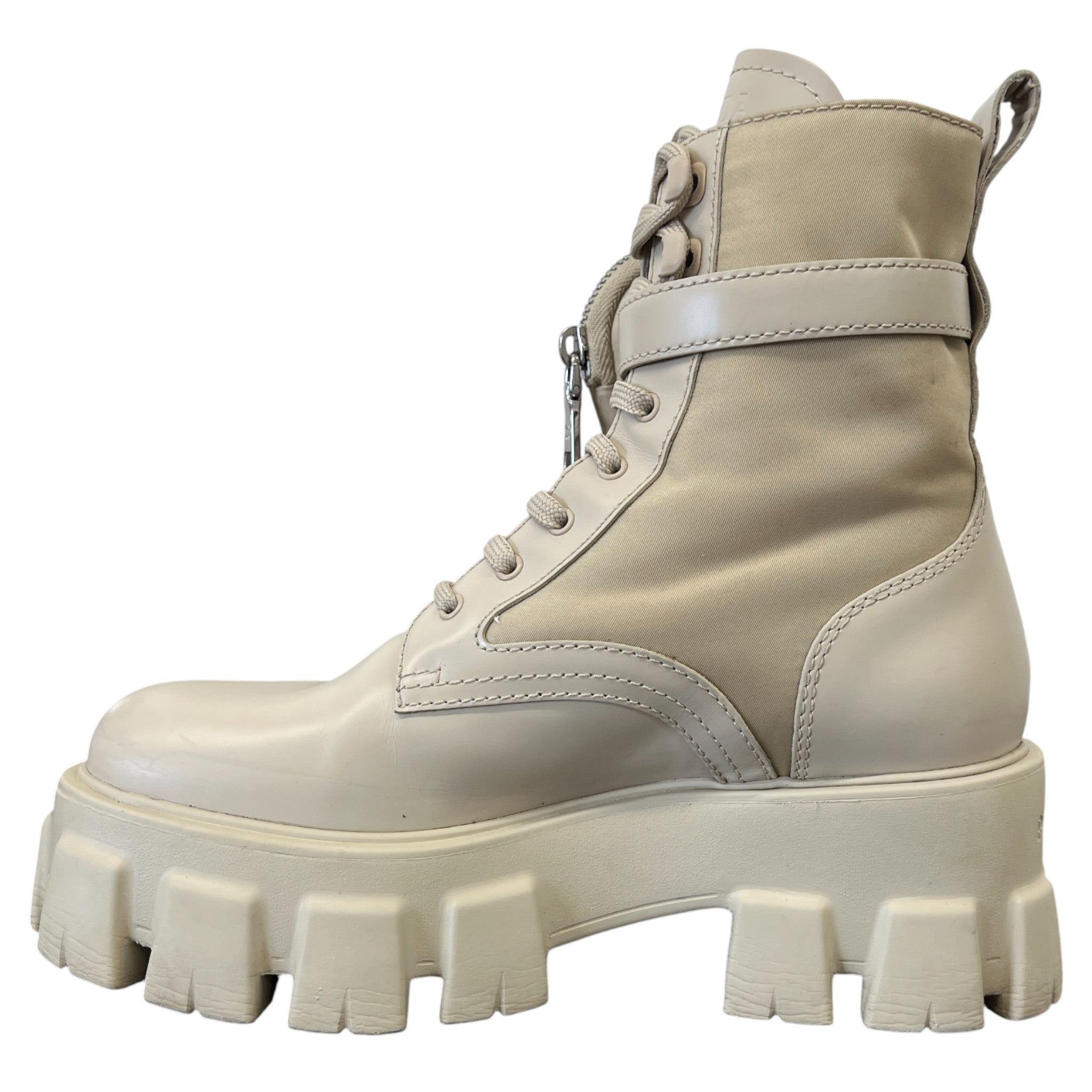 Women's Monolith Re-Nylon With Pouch Boots Cream Size EU 36.5 / UK 3.5
