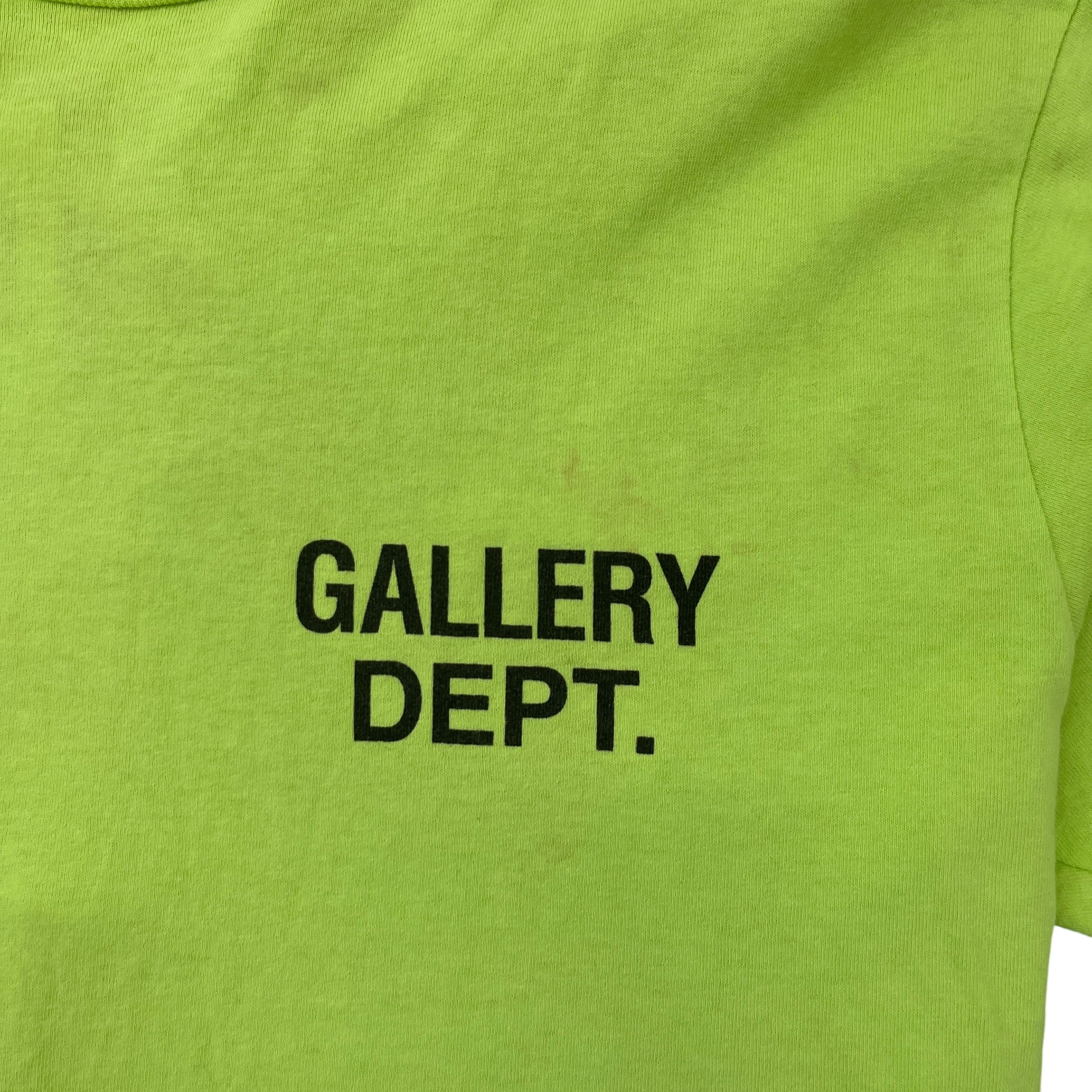 Men's Souvenir Neon T-Shirt Green Size L