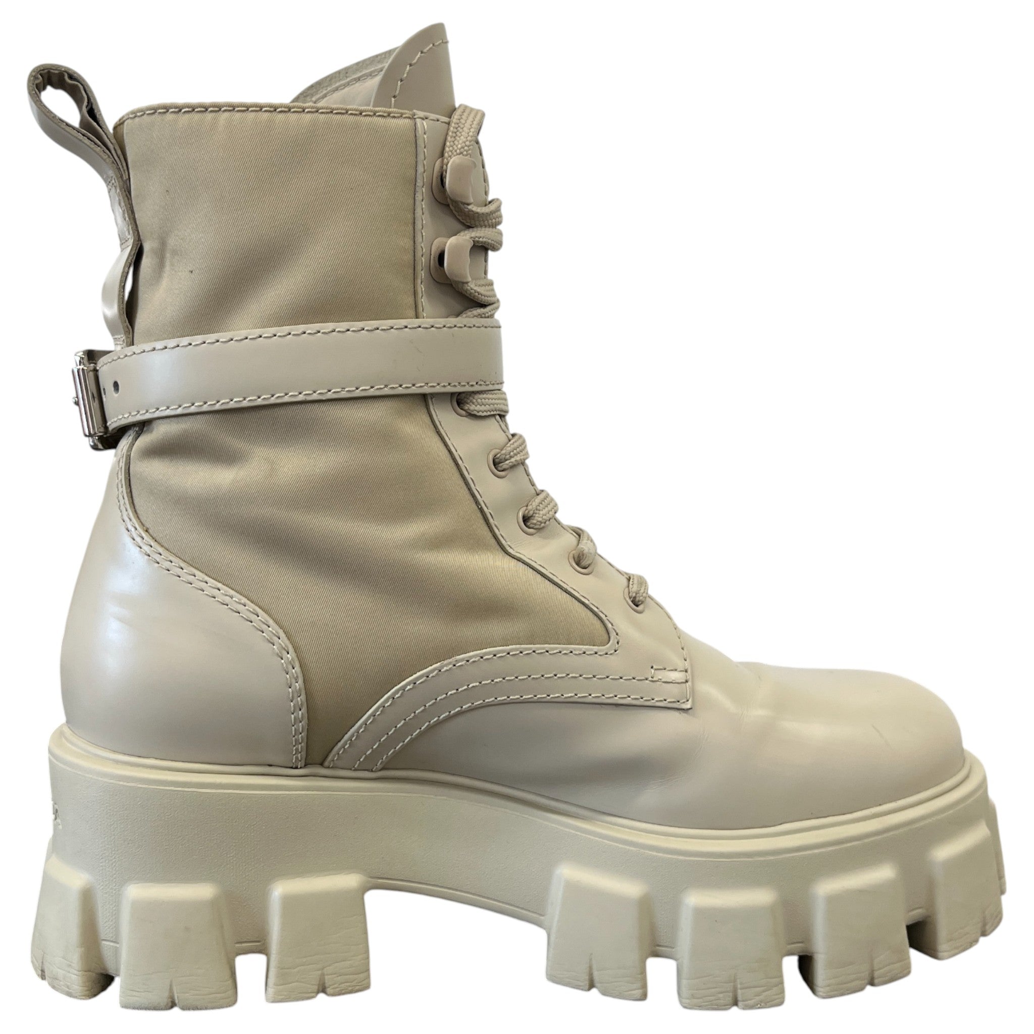 Women's Monolith Re-Nylon With Pouch Boots Cream Size EU 36.5 / UK 3.5