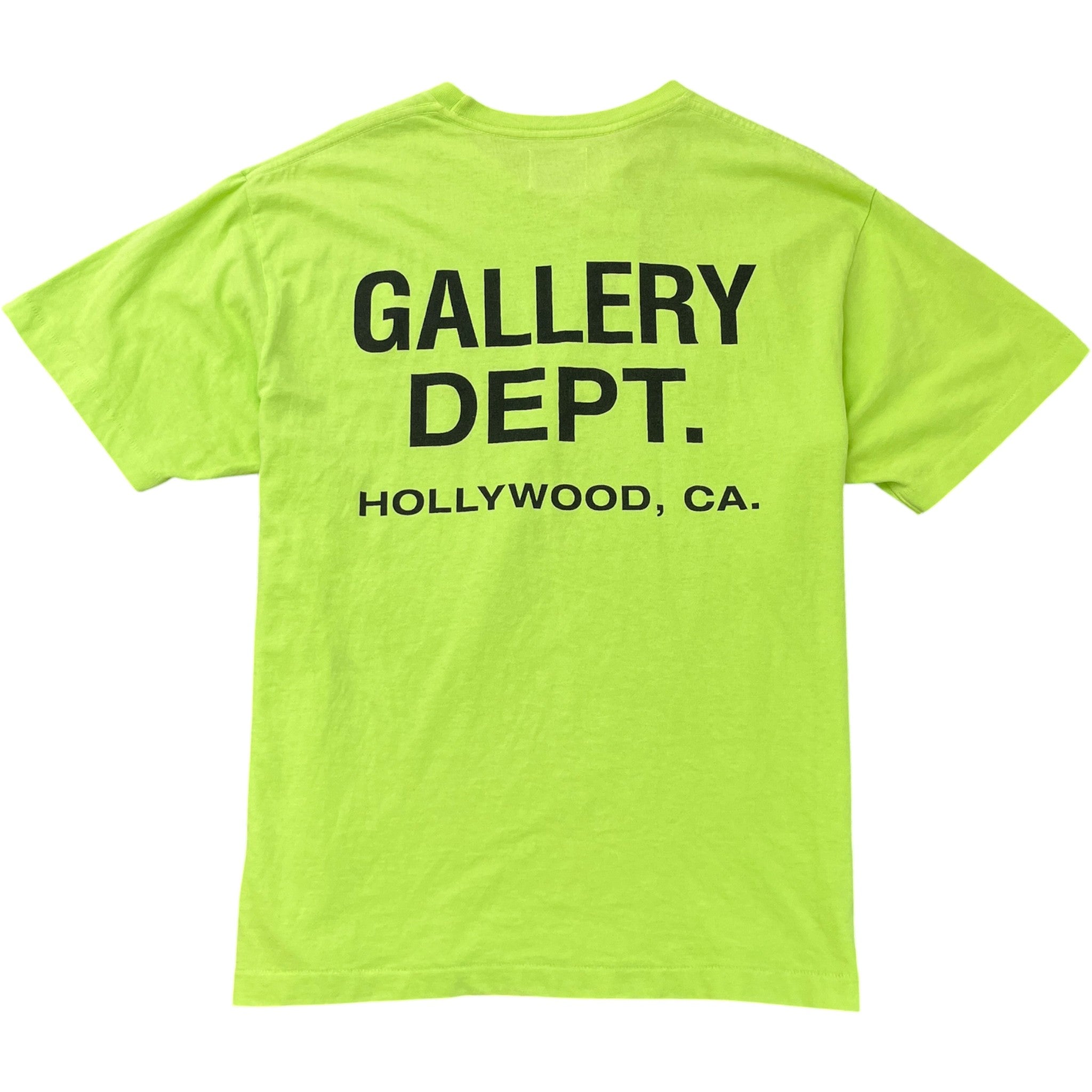 Men's Souvenir Neon T-Shirt Green Size L