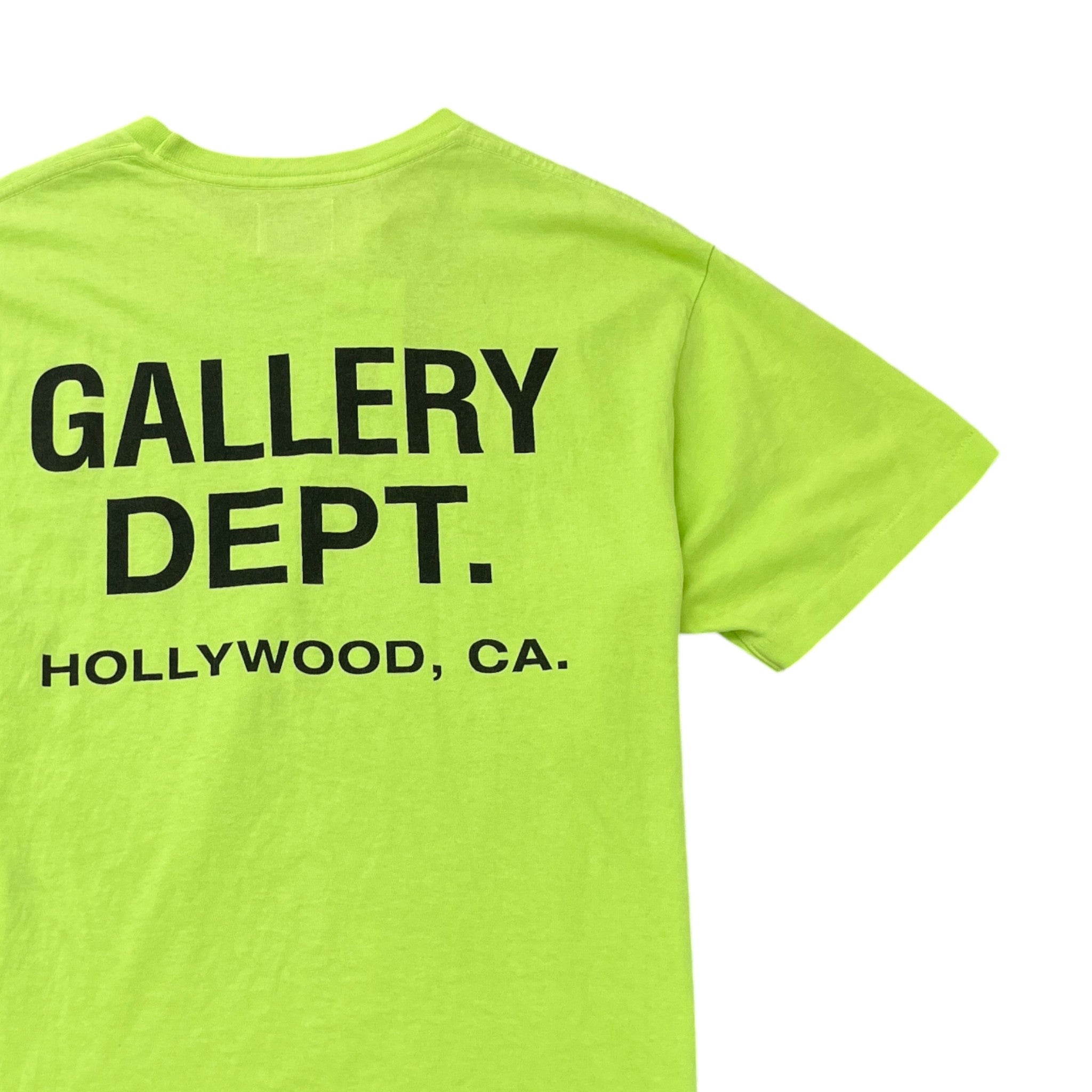 Men's Souvenir Neon T-Shirt Green Size L