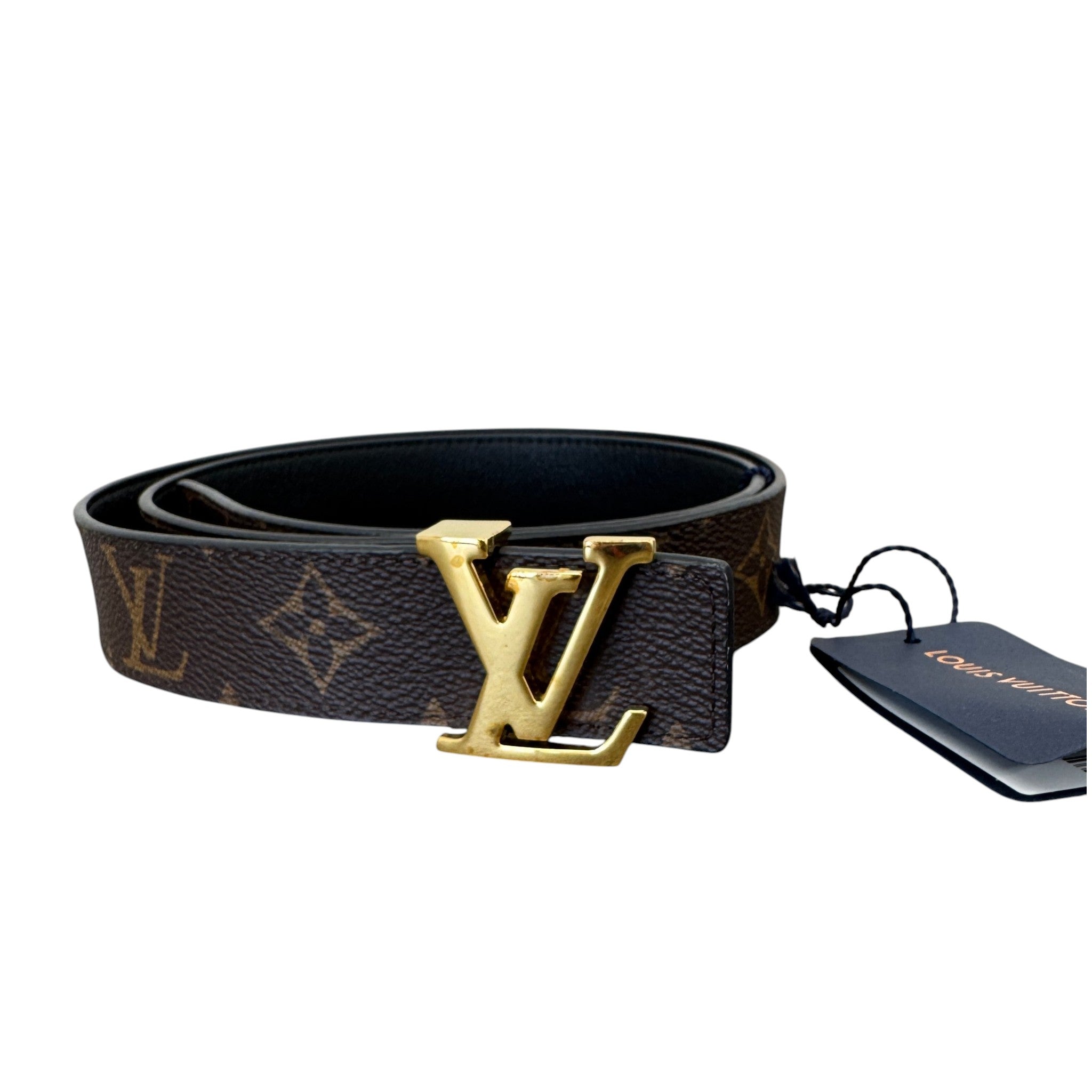 Women's Monogram Belt Brown Size Waist 36"