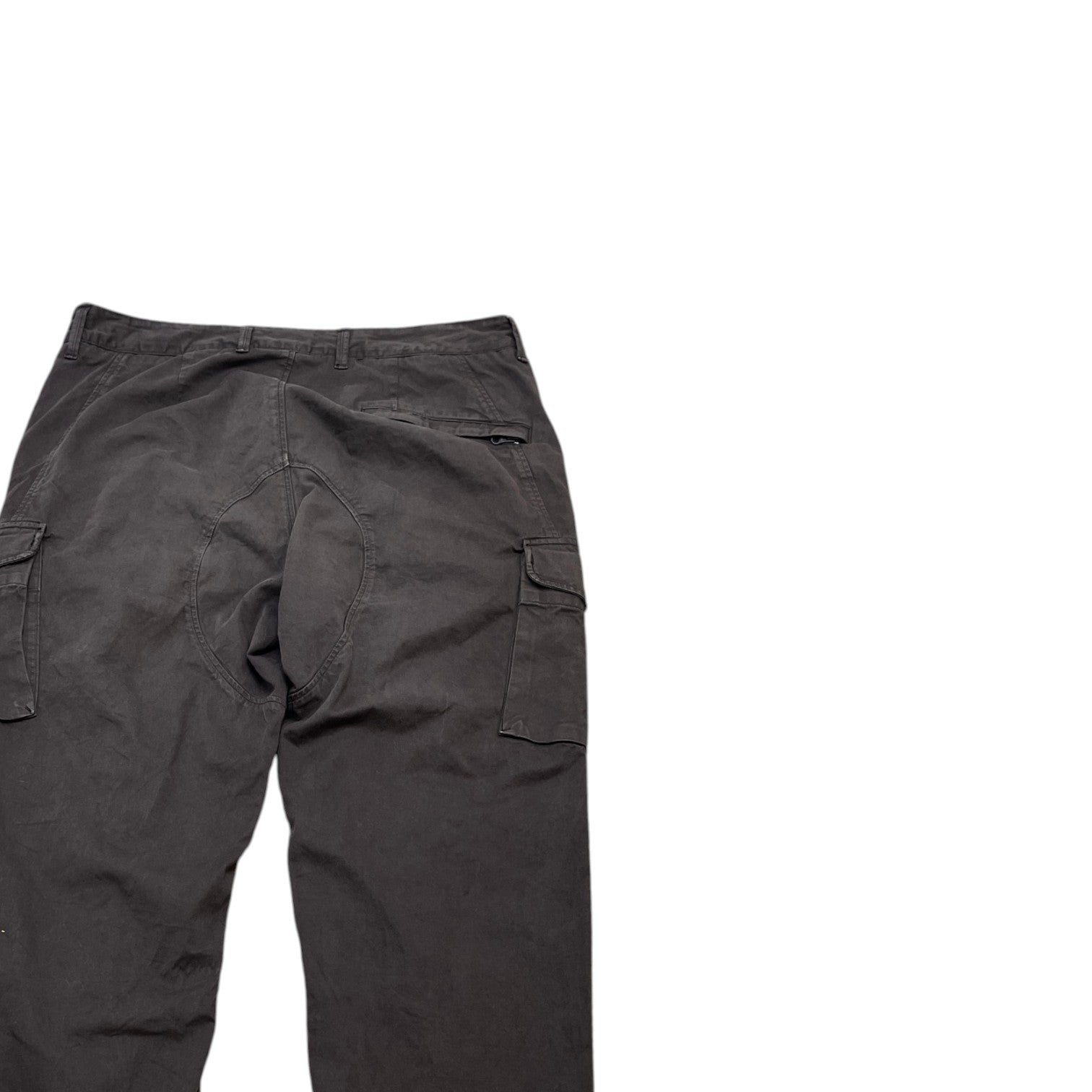 Men's Applique Logo Ghost Cargos Brown Size Waist 32"