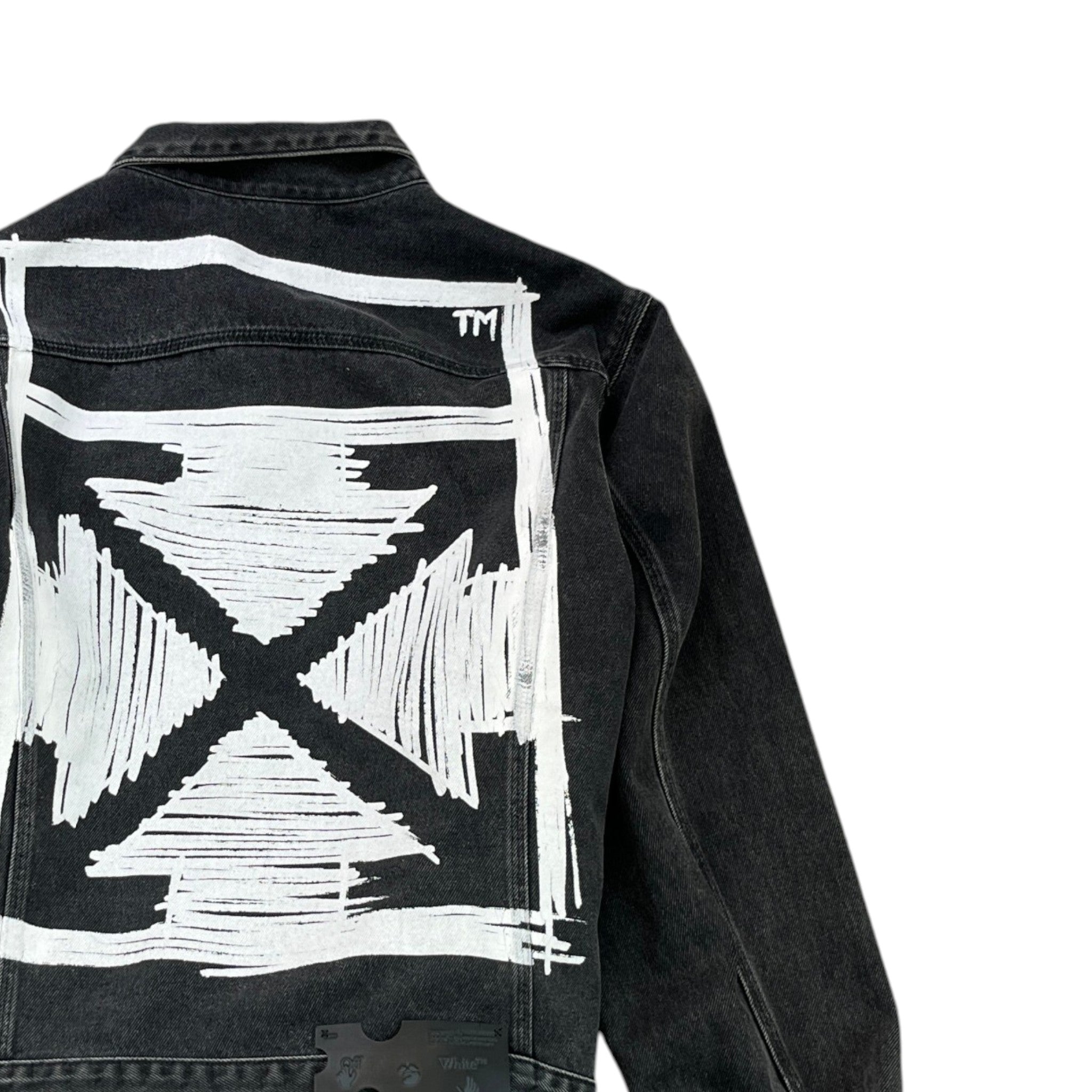 Men's Scribble Arrow Jacket Grey Size L