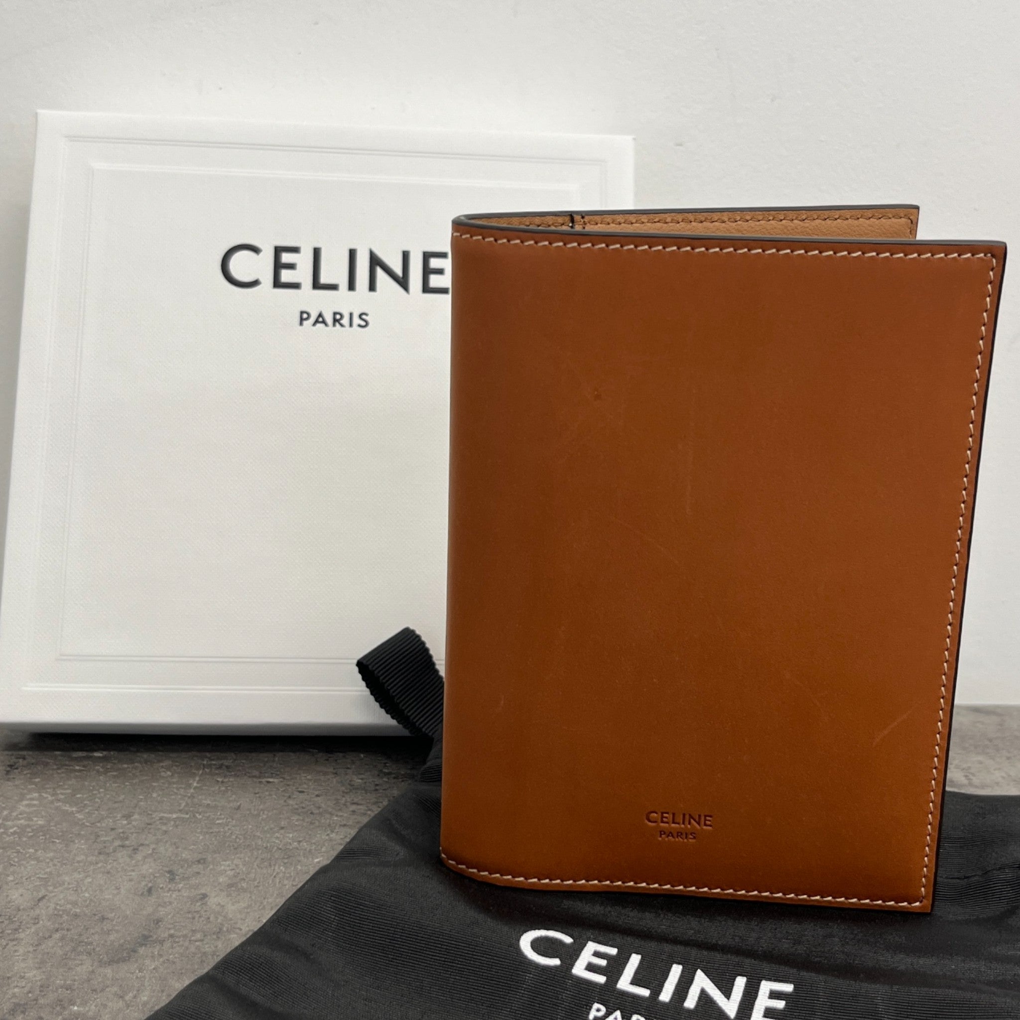 Men's Passport Cover Passport Holder Brown