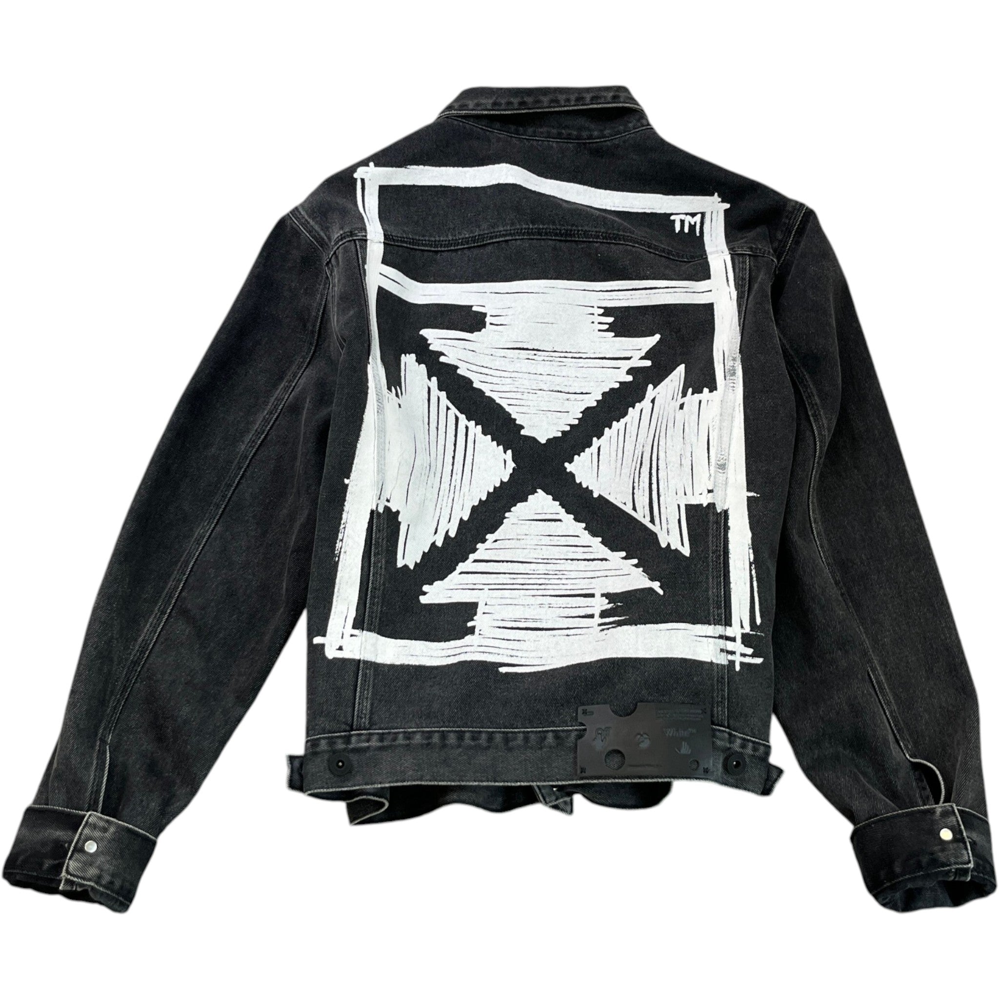 Men's Scribble Arrow Jacket Grey Size L