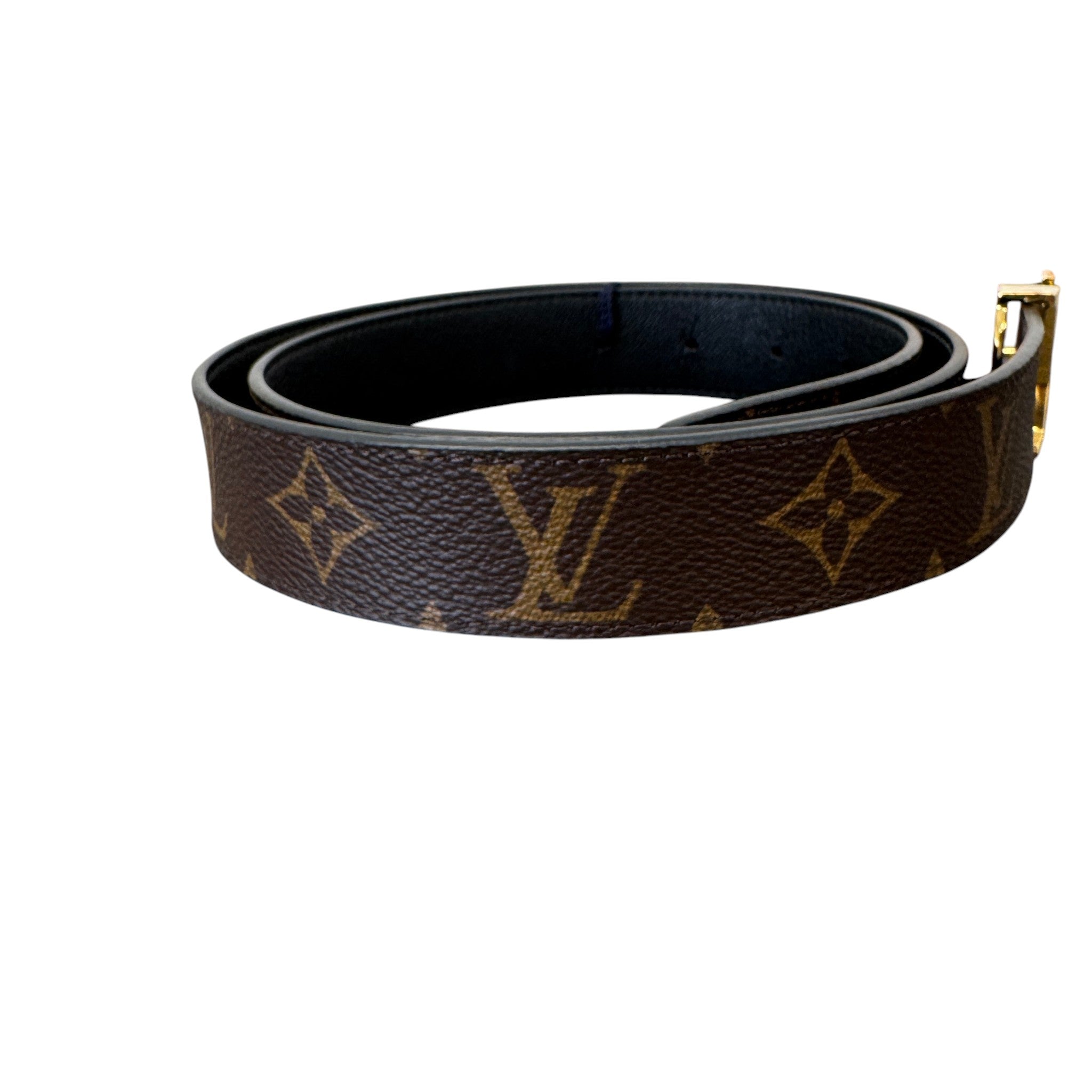 Women's Monogram Belt Brown Size Waist 36"