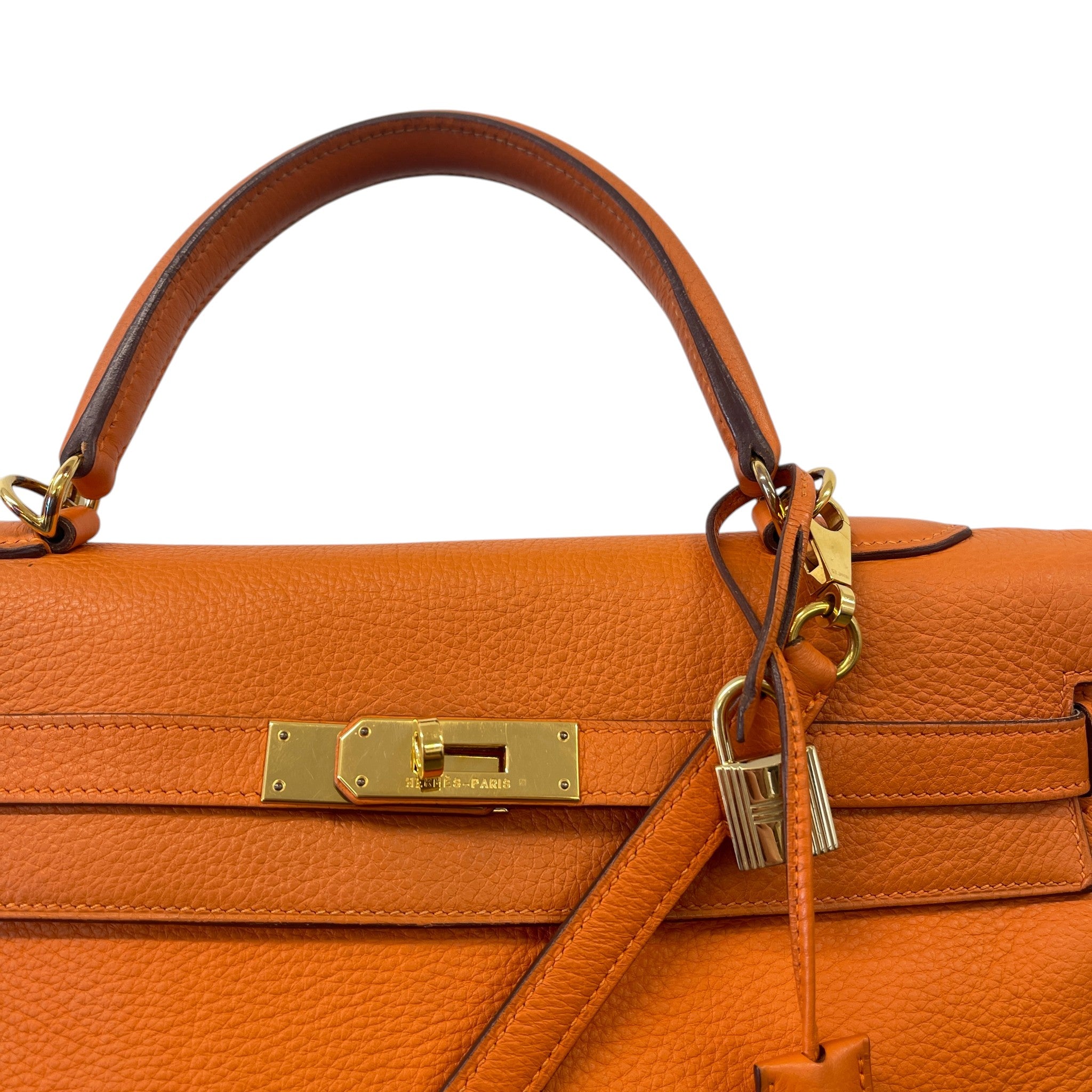 Women's Kelly 35 Clemence Bag Orange