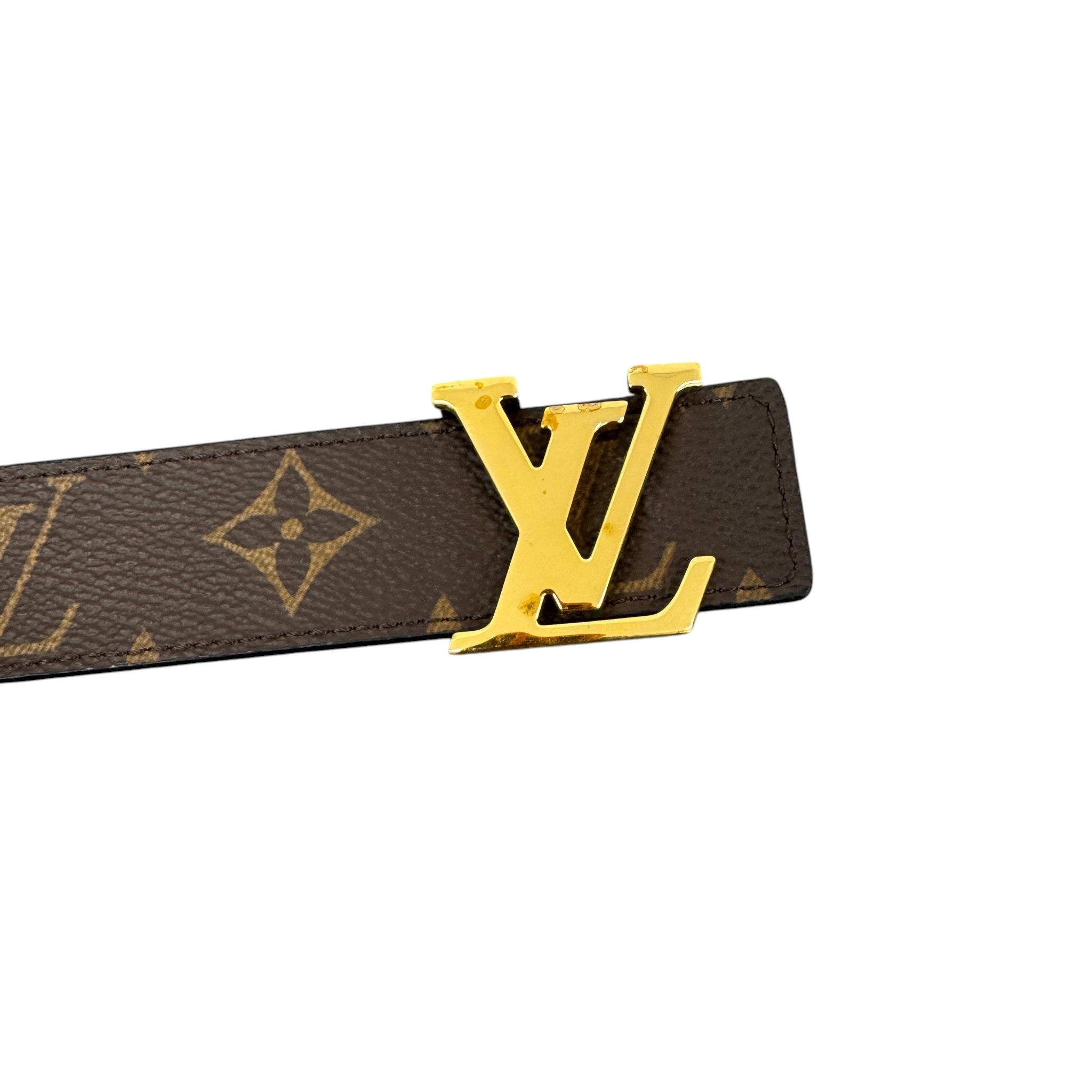 Women's Monogram Belt Brown Size Waist 36"