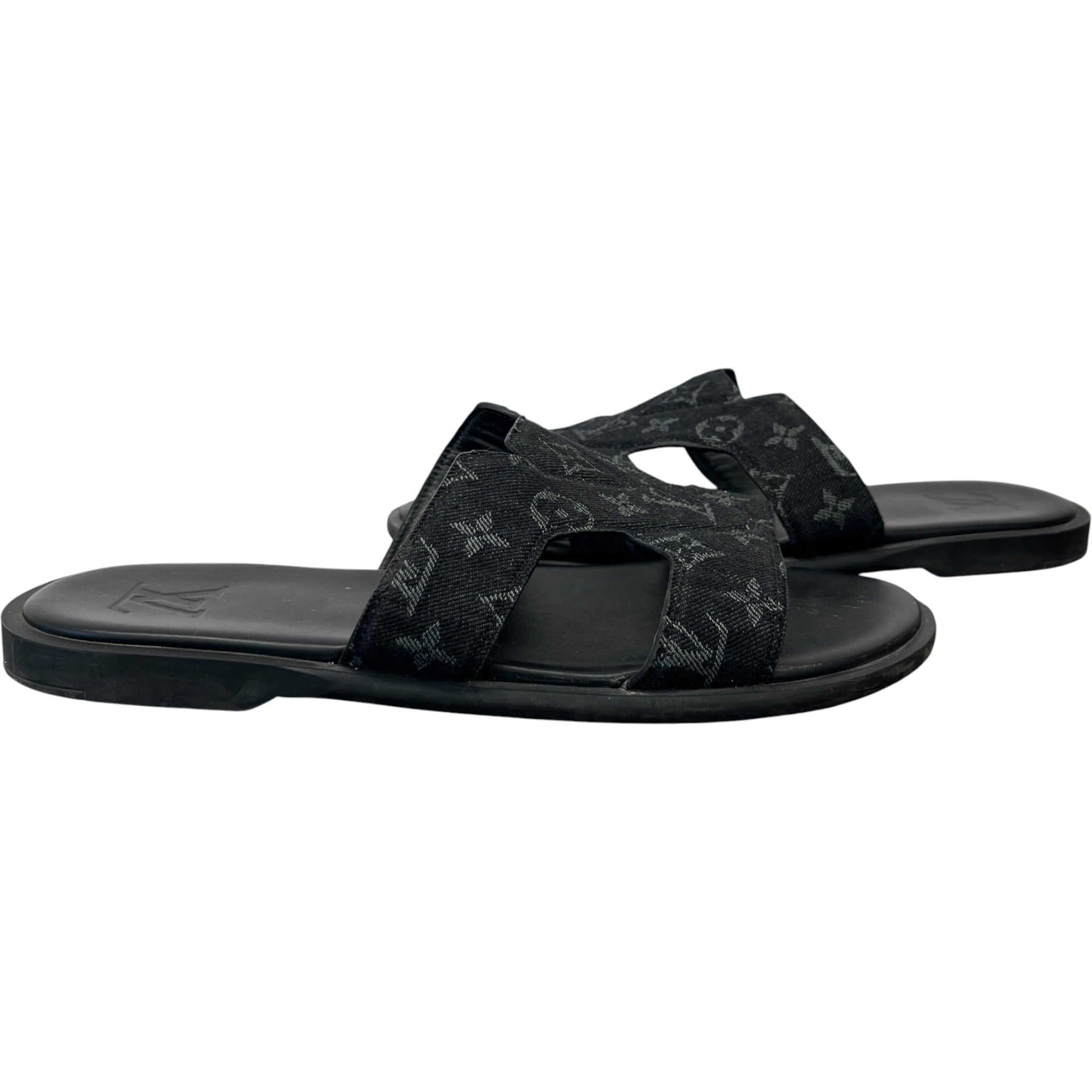 Men's Monogram Eclipse Slides Black Size EU 43 / UK 9