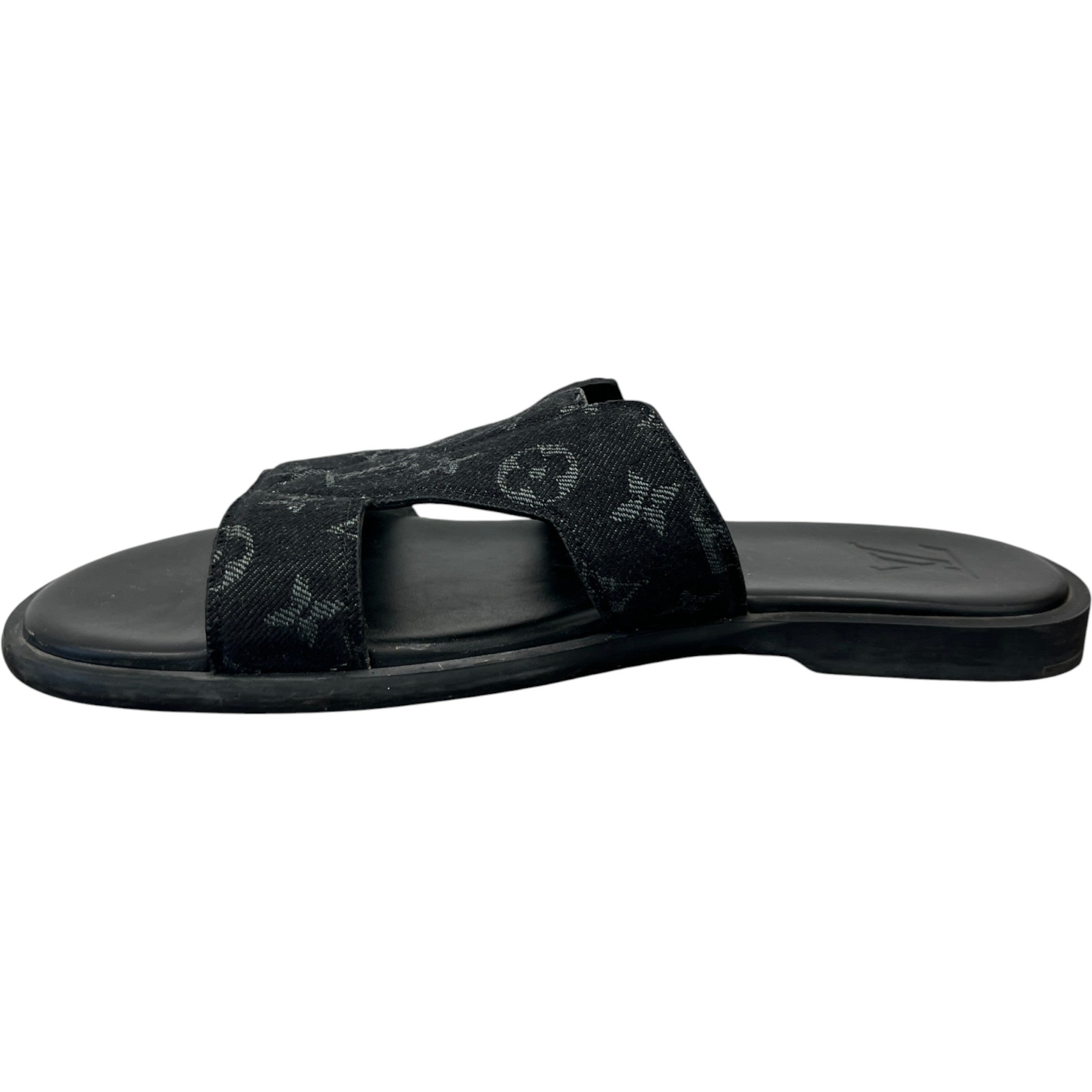 Men's Monogram Eclipse Slides Black Size EU 43 / UK 9