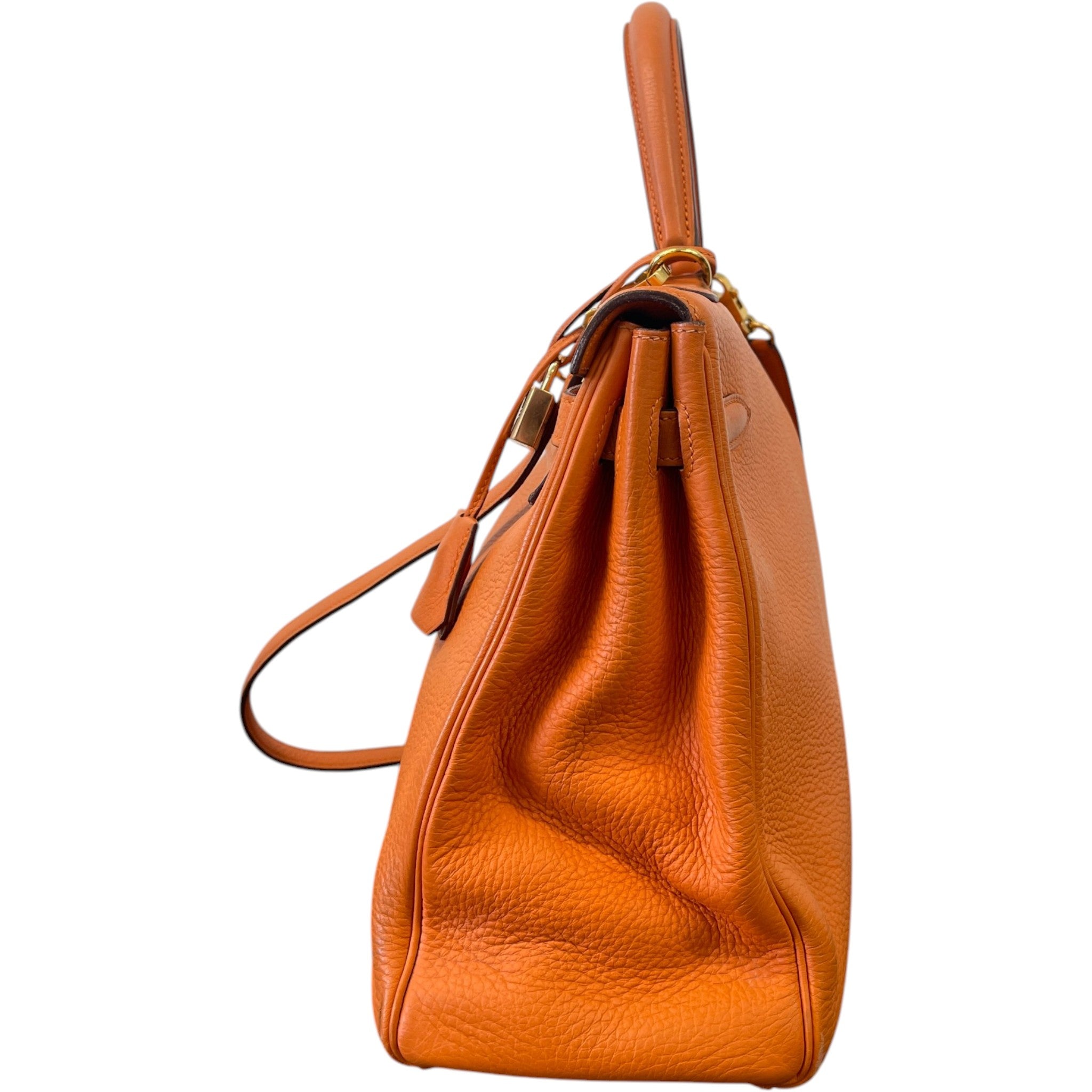 Women's Kelly 35 Clemence Bag Orange