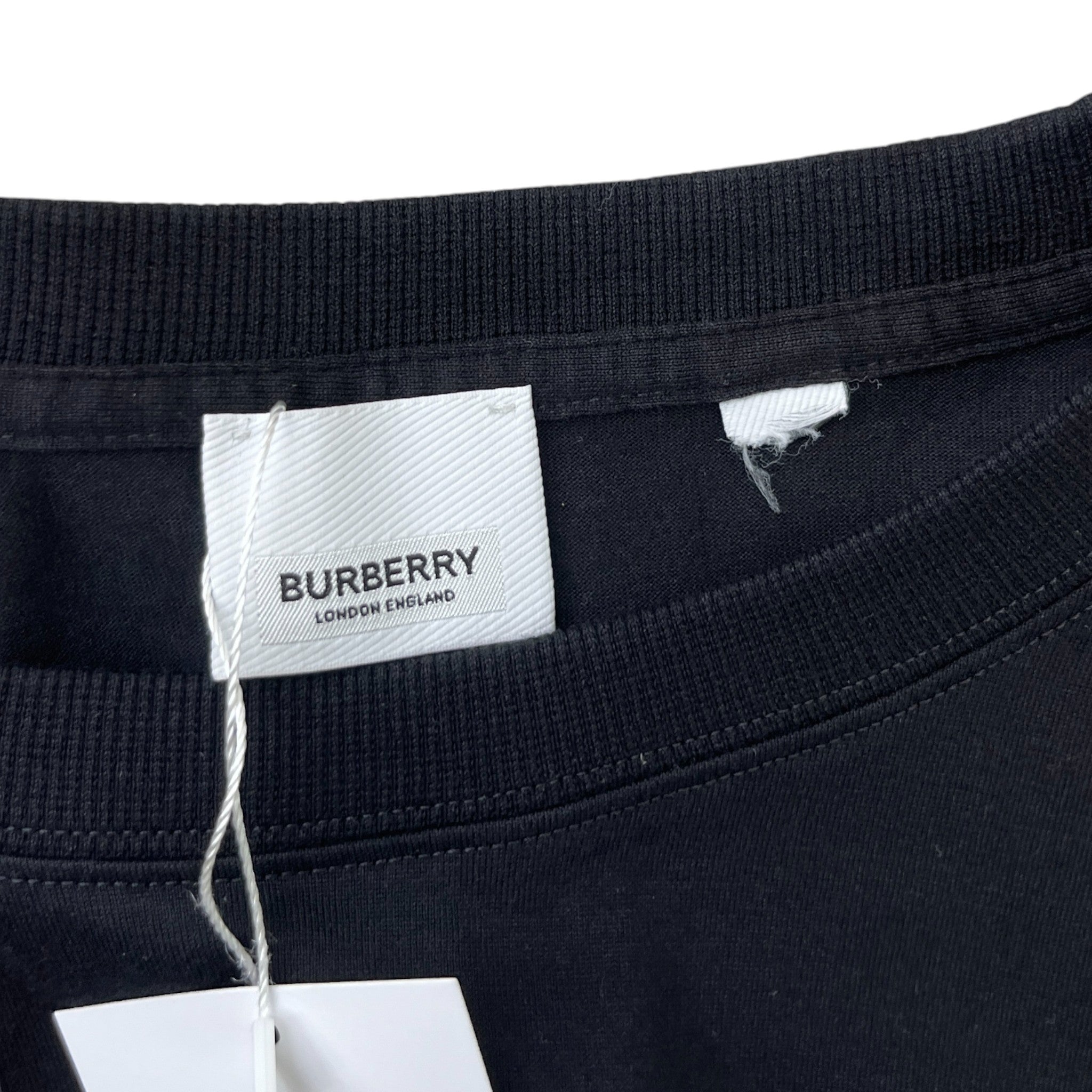 Men's Embroidered Logo T-Shirt Black Size XXL