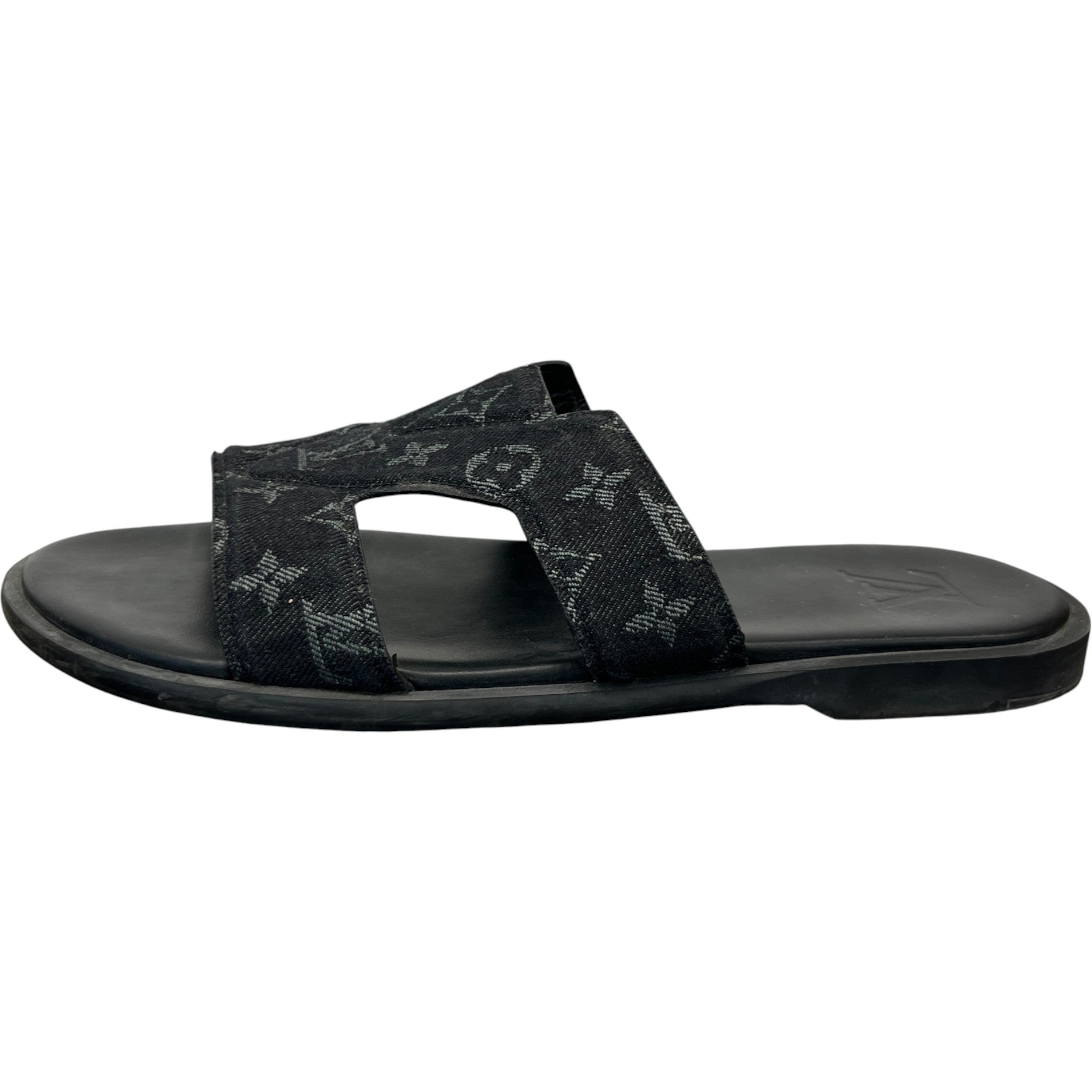 Men's Monogram Eclipse Slides Black Size EU 43 / UK 9