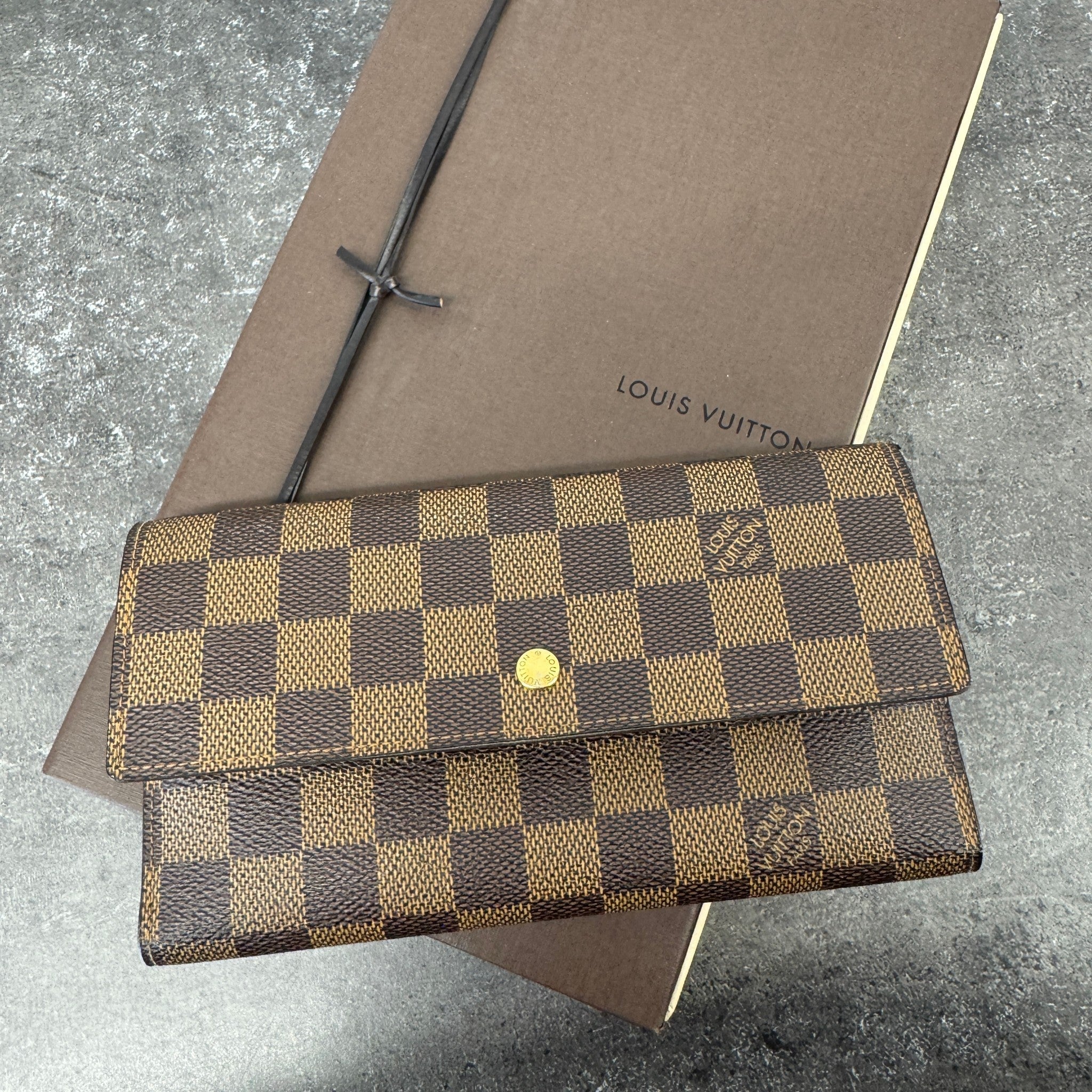 Women's Damier Ebene Sarah Purse Brown
