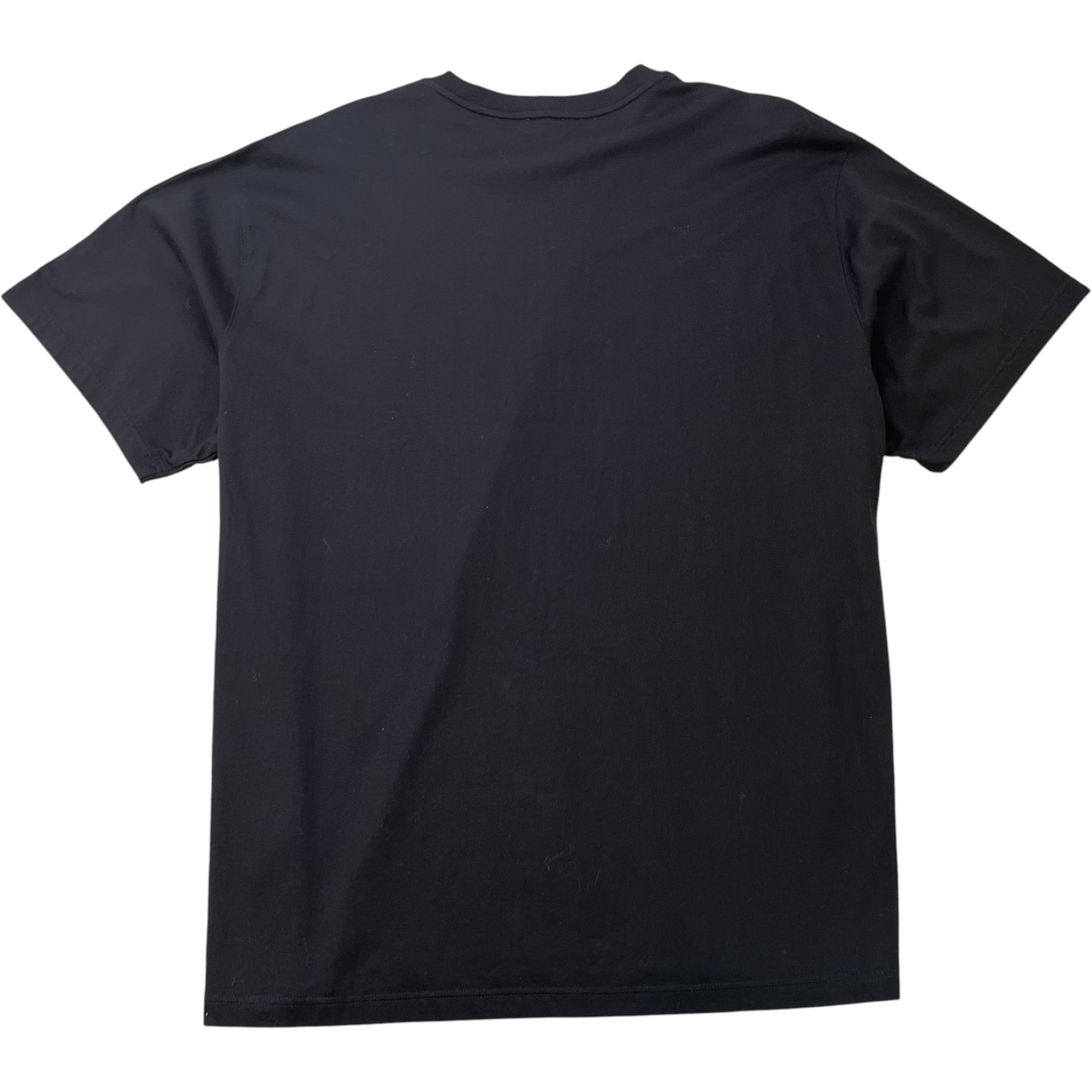 Men's Embroidered Logo T-Shirt Black Size XXL