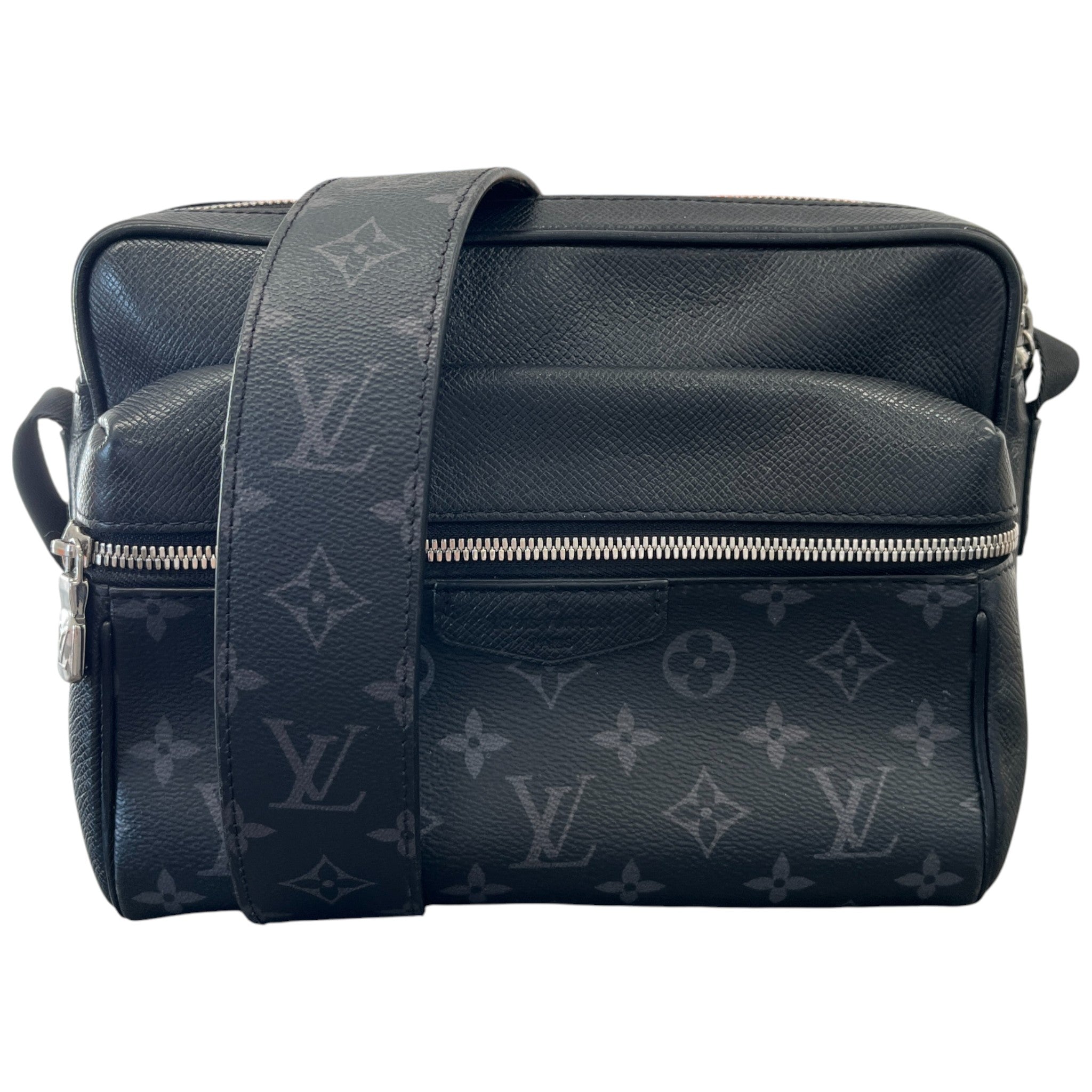 Men's Monogram Eclipse Outdoor Messenger Bag Black