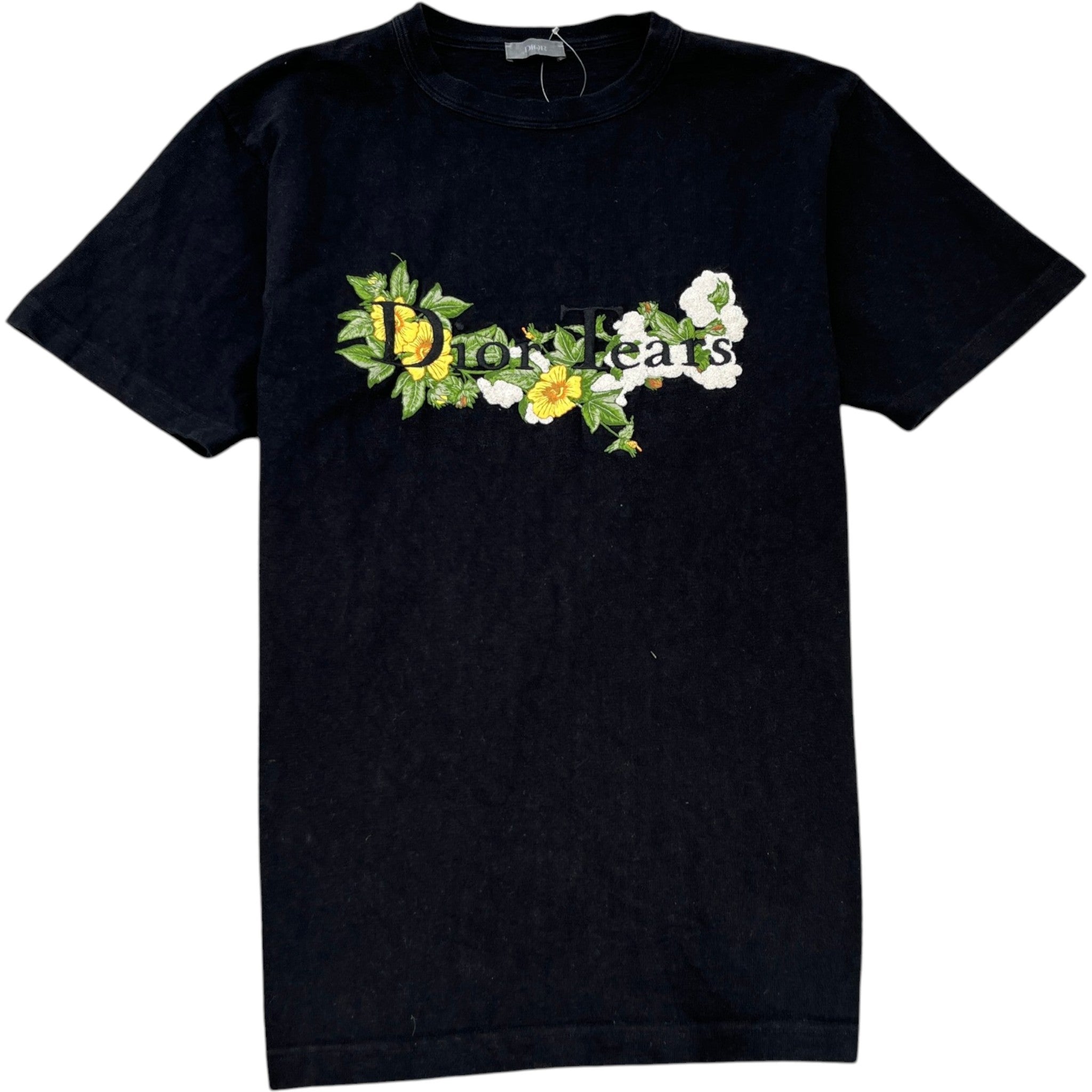 Men's X Denim Tears Logo Print T-Shirt Black Size M