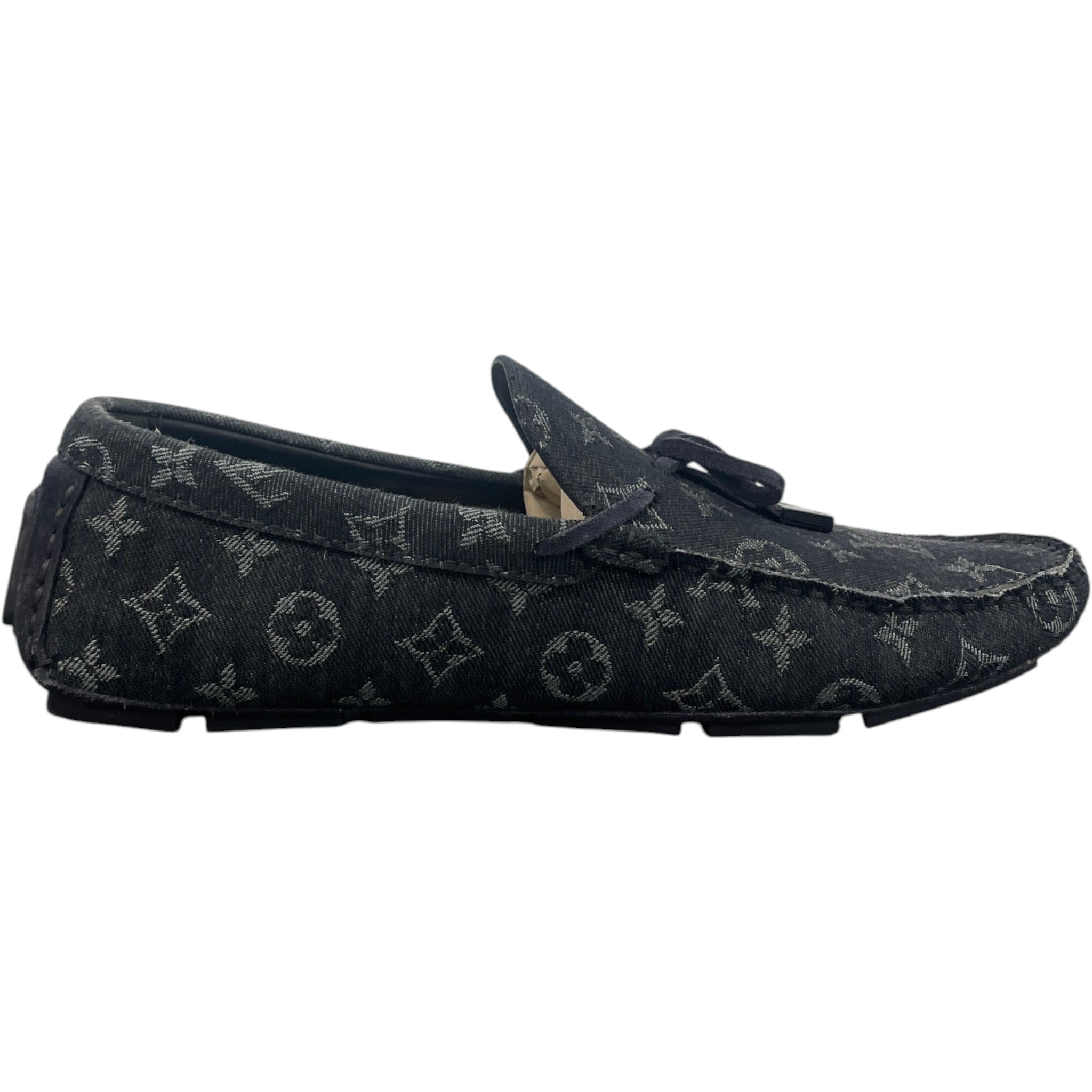 Men's Lv Driver Moccasins Loafers Black Size EU 43 / UK 9