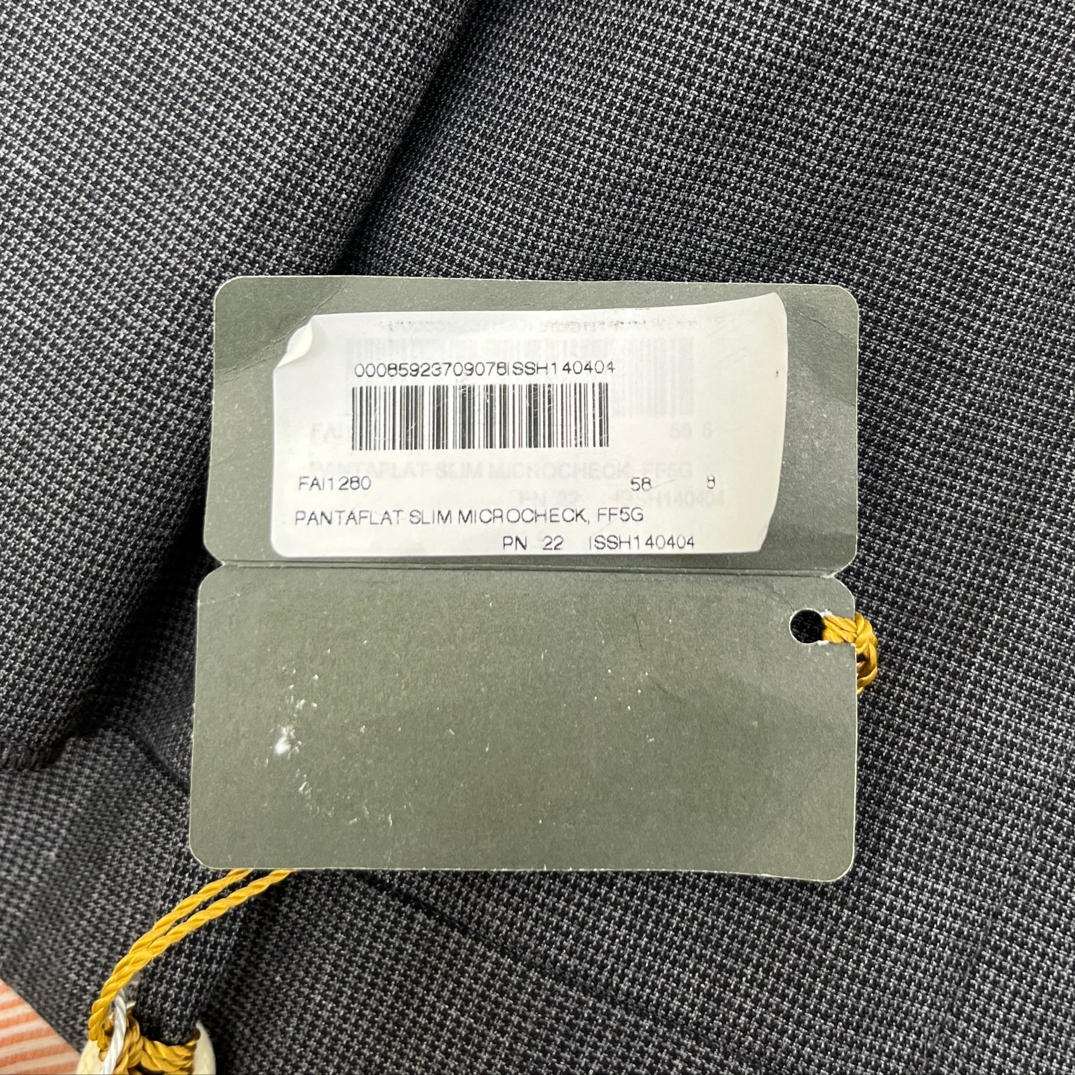 Men's Pantaflat Trousers Grey Size IT 58 / UK 42