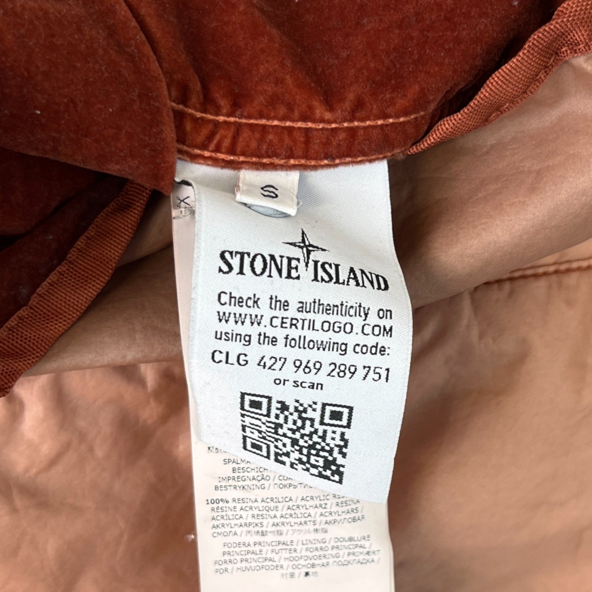 Men's Lamy Flock Windbreaker Pink Size S