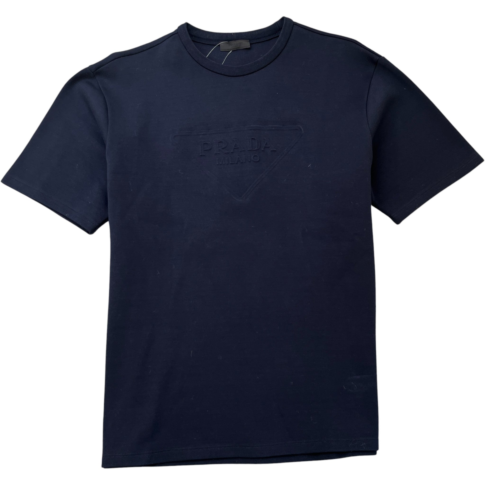 Men's Embossed Logo T-Shirt Navy Size XL