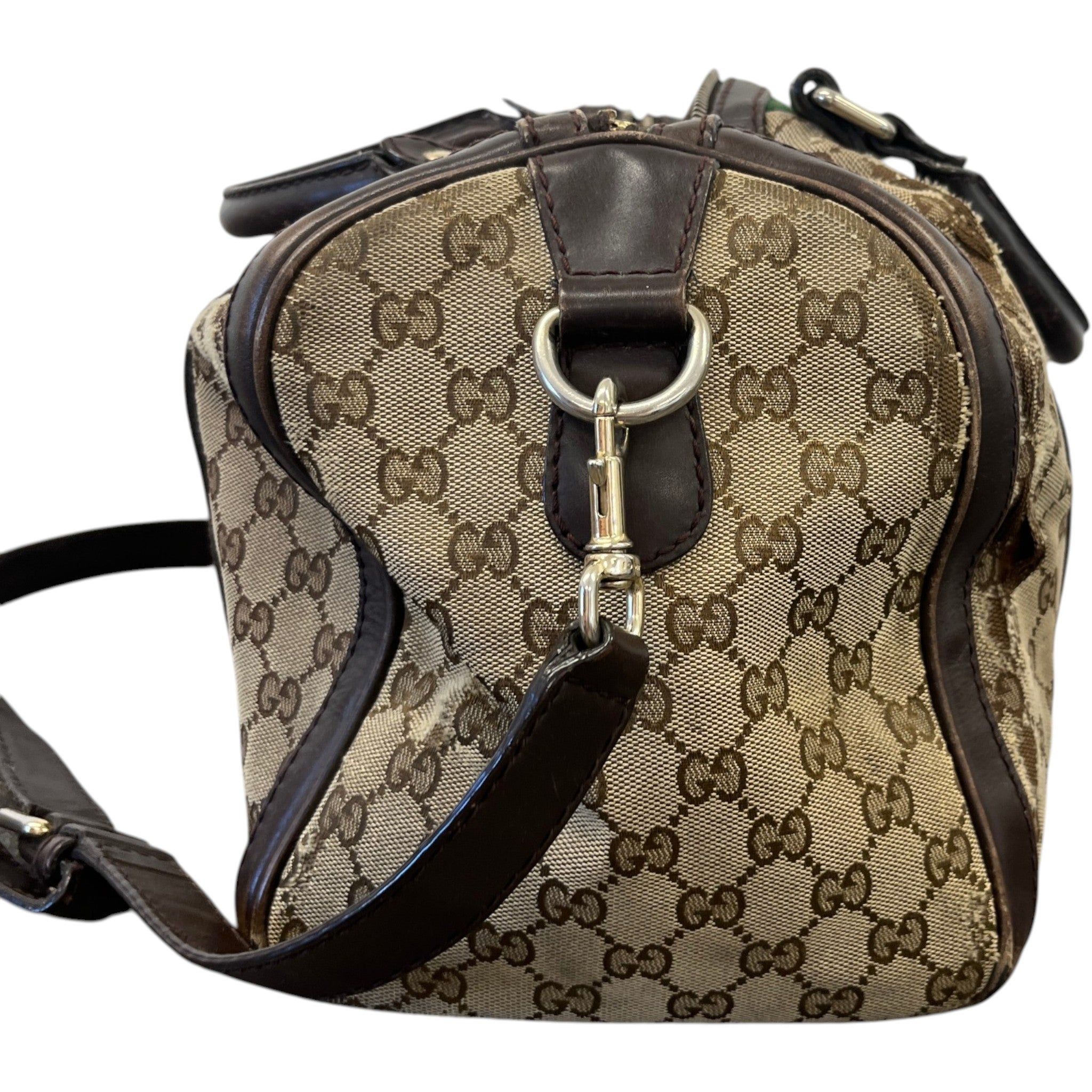 Women's Gg Supreme Web Stripe Handbag Beige