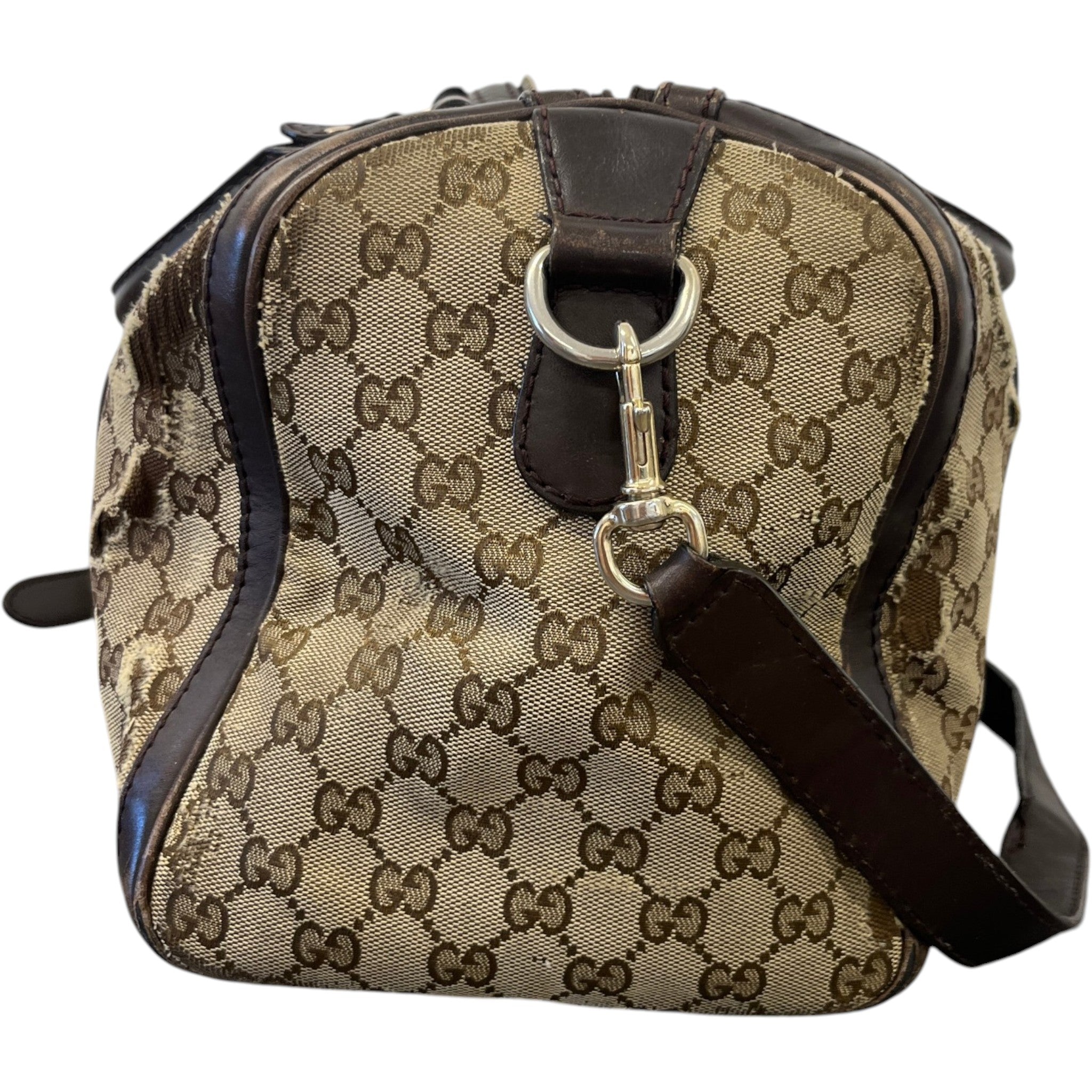 Women's Gg Supreme Web Stripe Handbag Beige