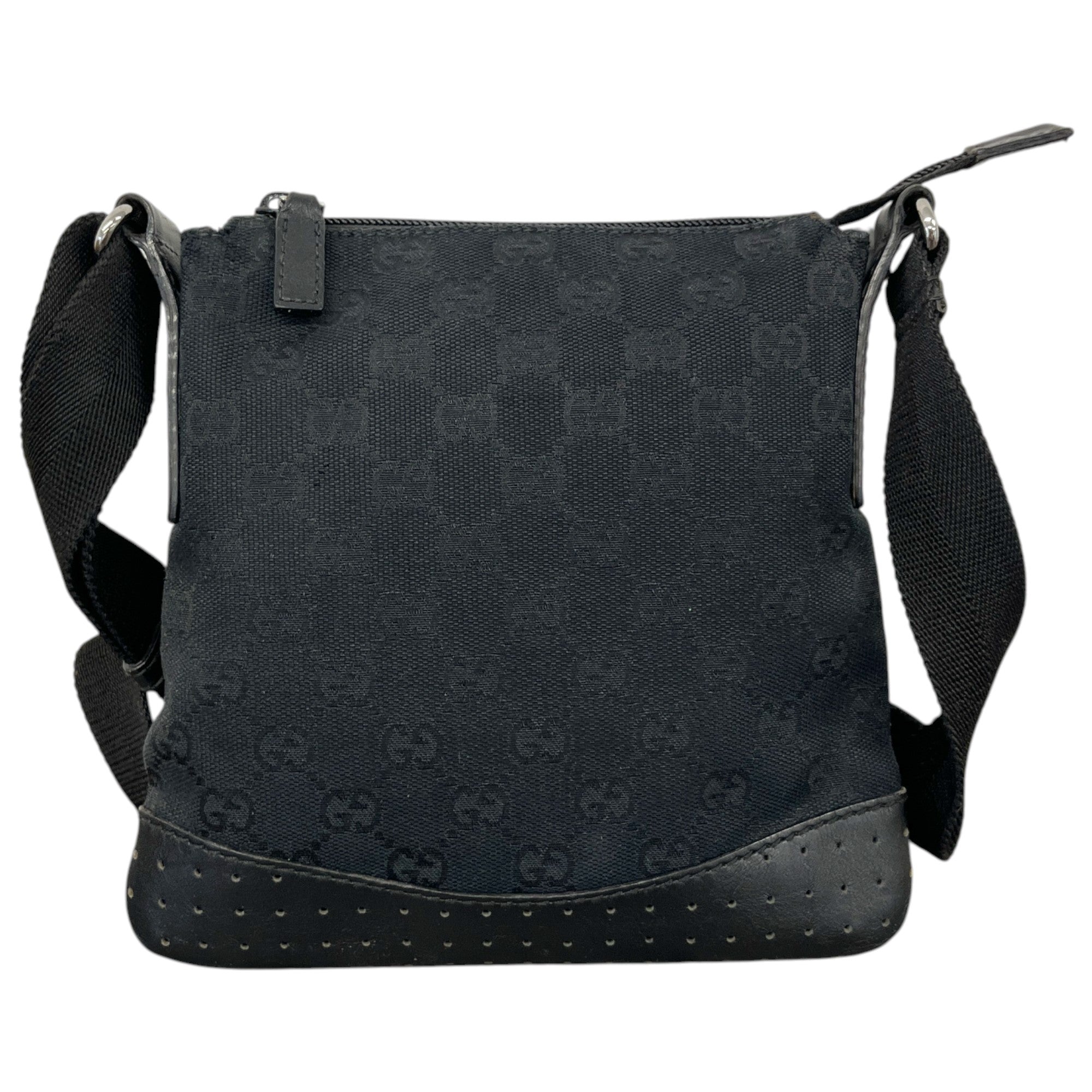 Women's Gg Canvas Messenger Bag Black
