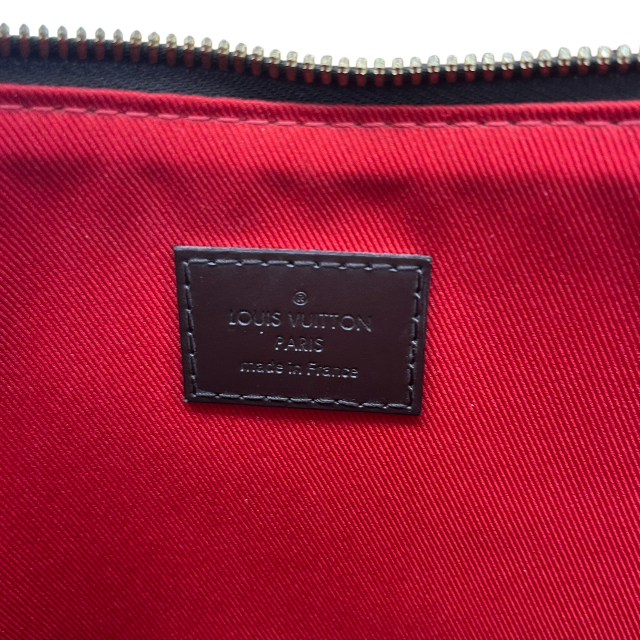 Women's Damier Ebene South Bank Besace Handbag Brown