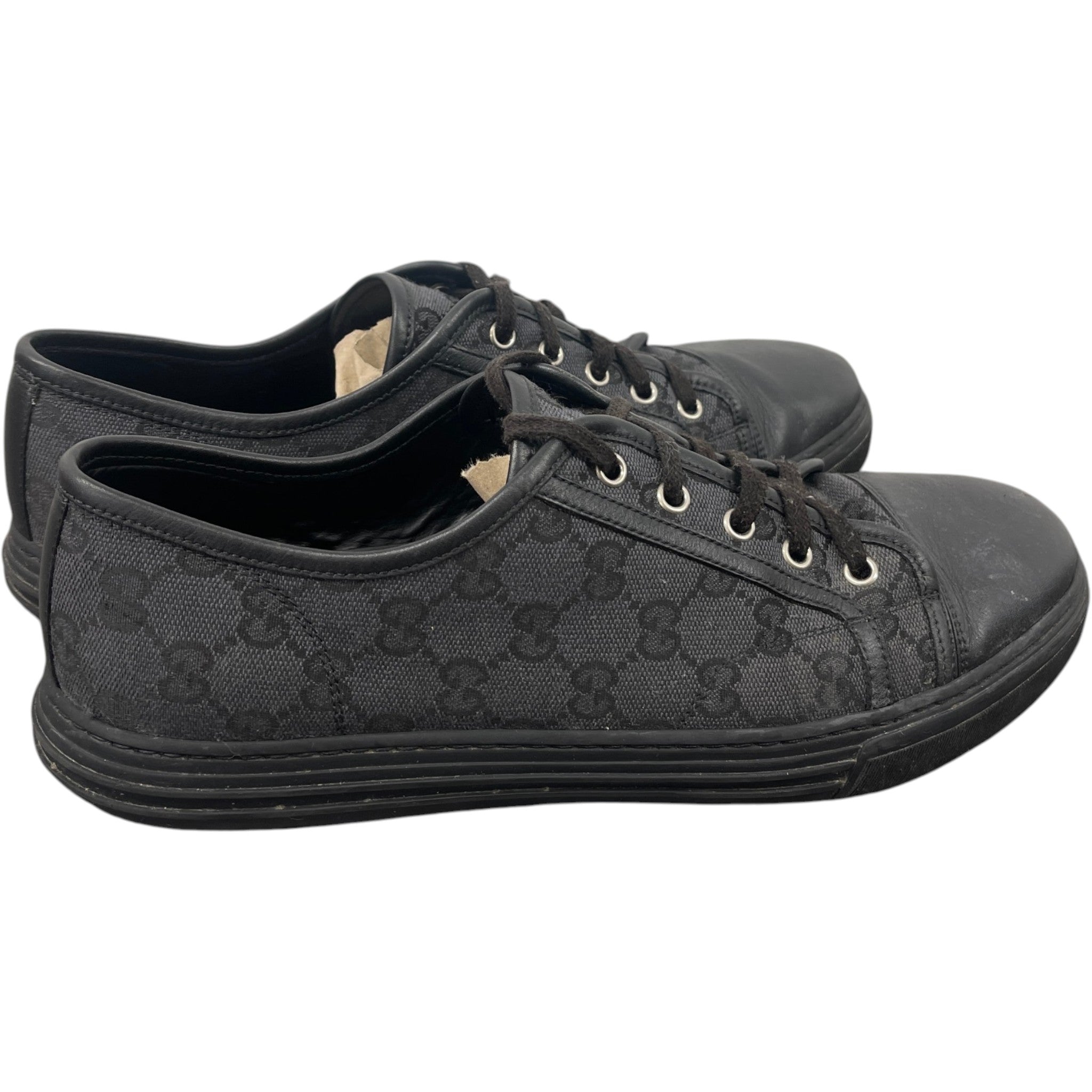 Men's Gg Supreme Low Trainers Black Size EU 44.5 / UK 10.5
