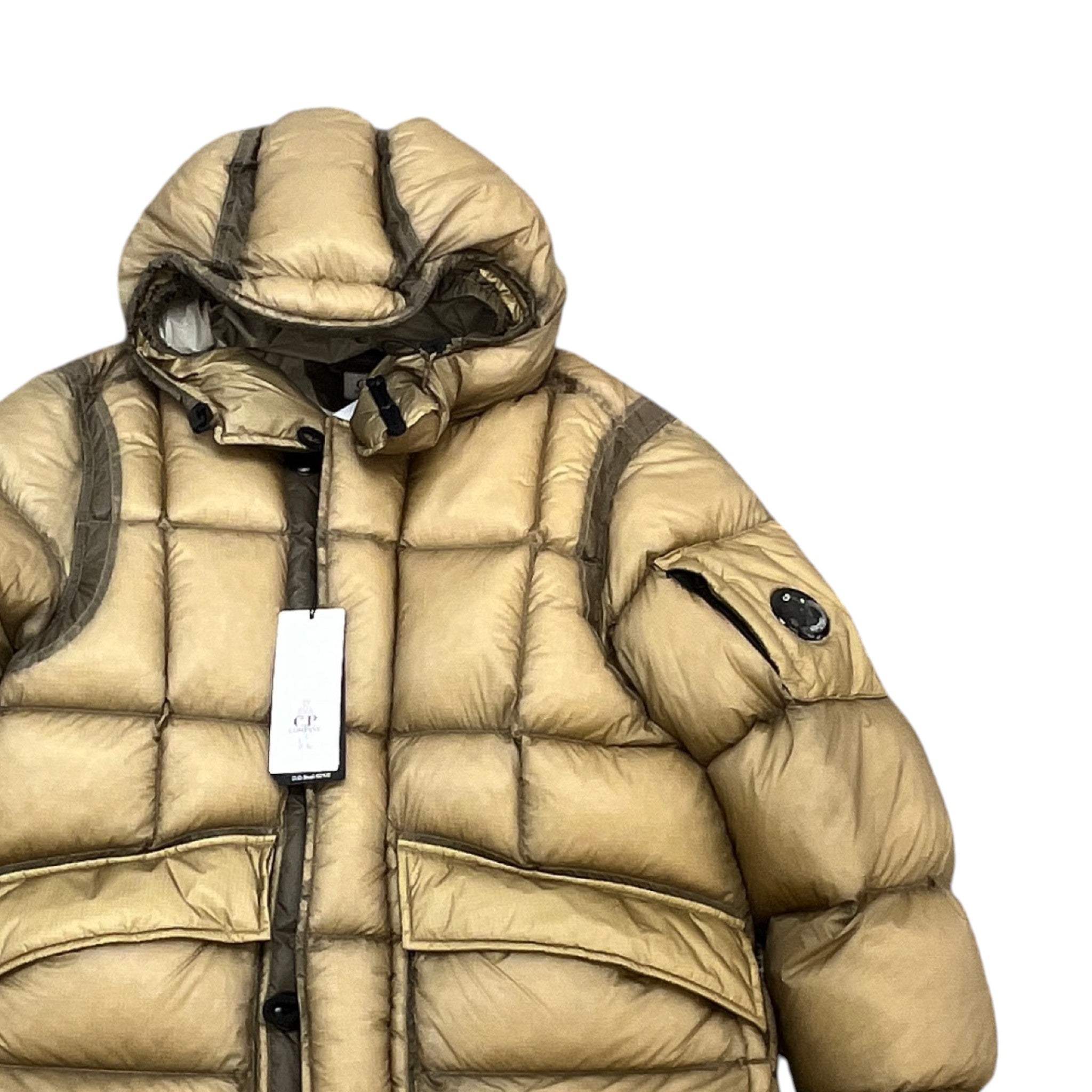 Men's D.D Shell Down Jacket Brown Size IT 46 / S